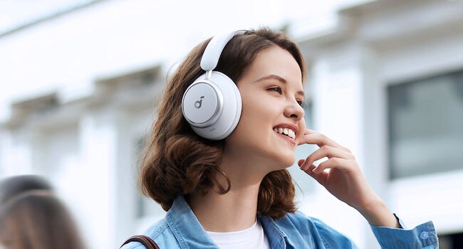 Soundcore by Anker Space Q45 Wireless Over-Ear Kopfhörer, weiß