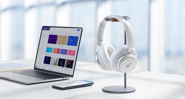 Soundcore by Anker Space Q45 Wireless Over-Ear Kopfhörer, weiß