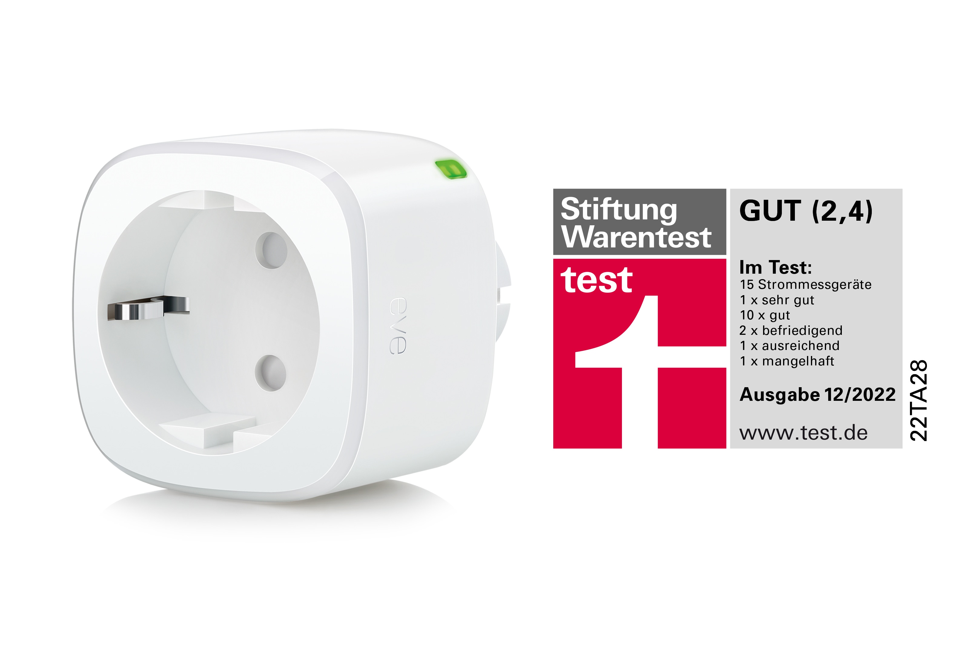 Eve Energy - Smarte Steckdose mit Verbrauchsmessung &amp; Thread, 6er Pack
