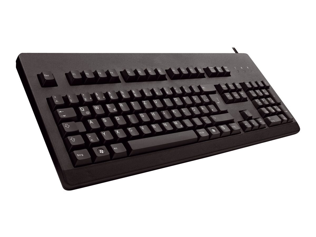 Cherry G80-3000 Kabelgebundene Tastatur US Layout mit Euro Symbol USB schwarz