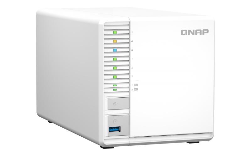 QNAP TS-364-4G NAS System 3-Bay 2,5GbE NAS mit M.2 SSD-Caching