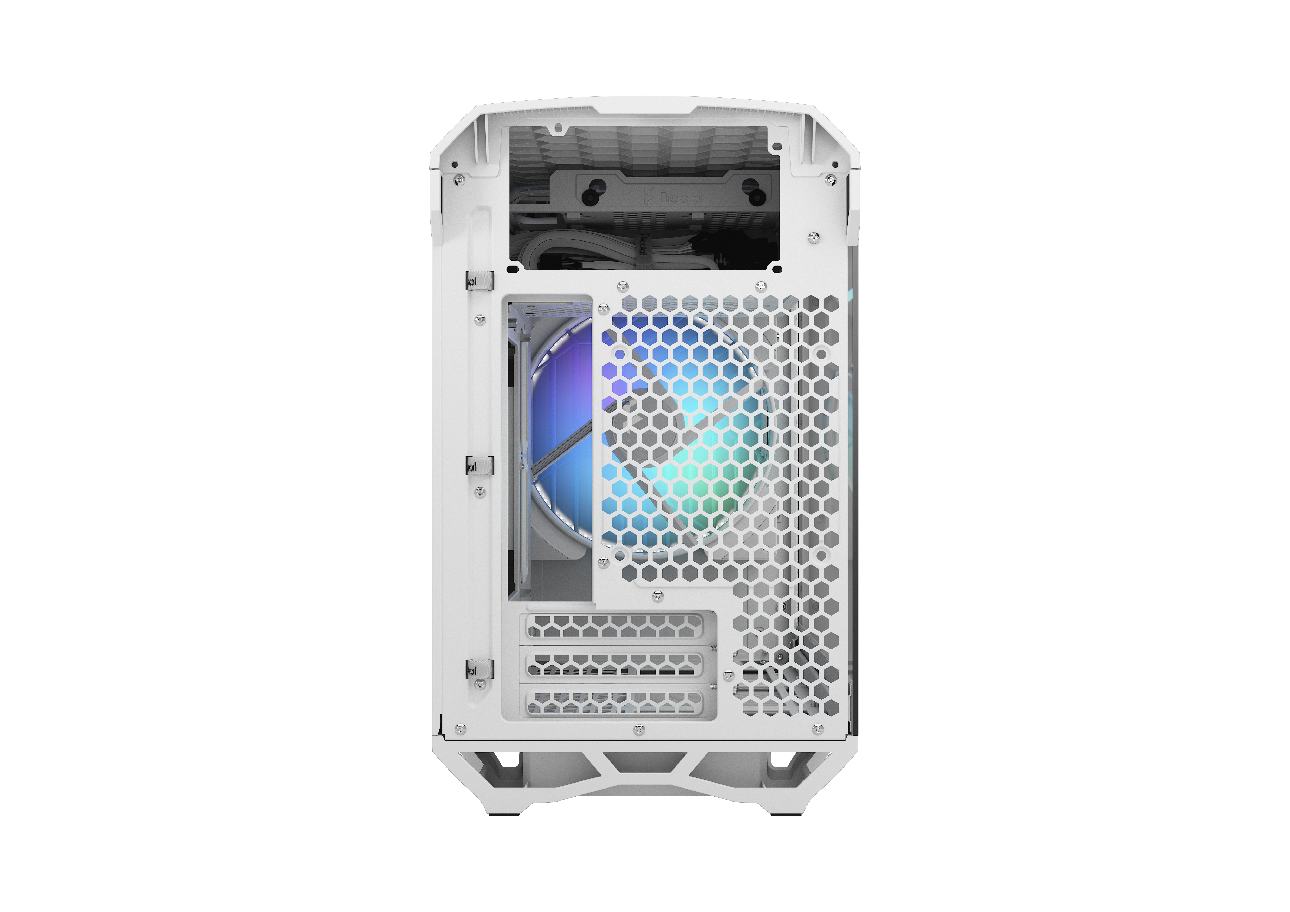 Fractal Design Torrent Nano RGB White Clear Tint Gaming Gehäuse TG Seitenfenster