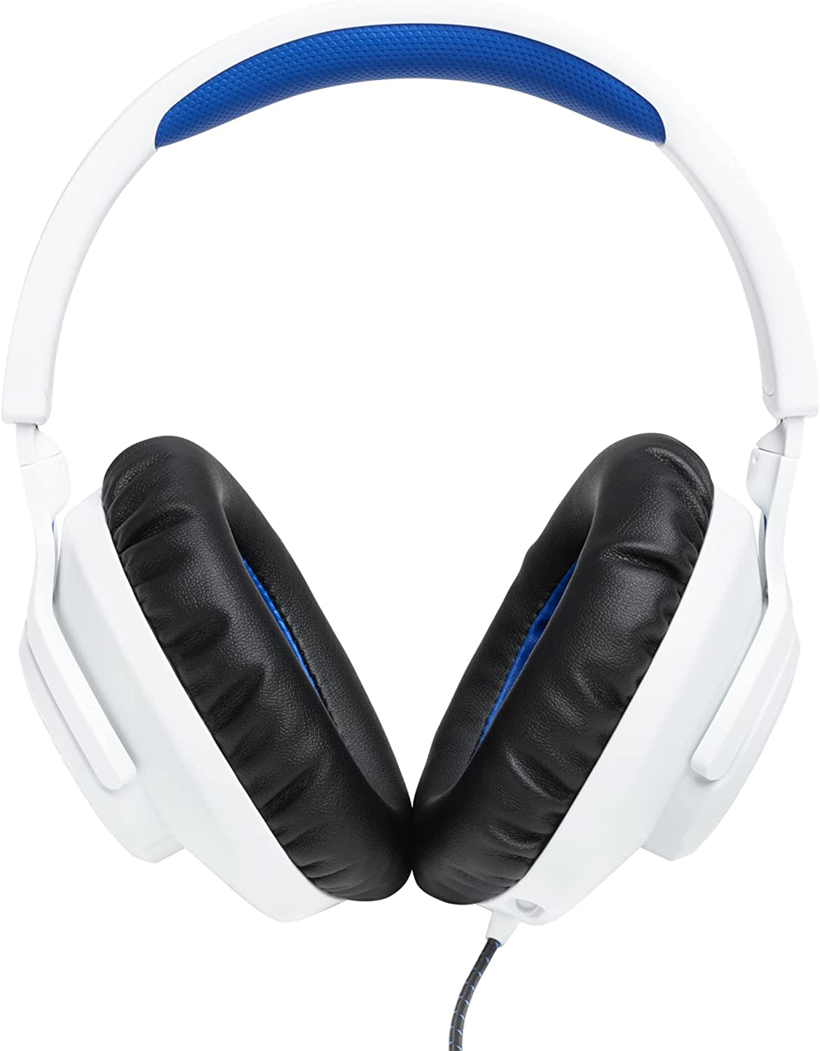 JBL Quantum 100P Over-Ear-Gaming-Headset, Weiß/Blau