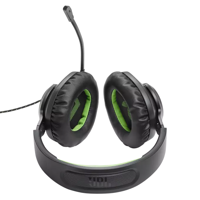 JBL Quantum 100X Over-Ear-Gaming-Headset, Schwarz/Grün