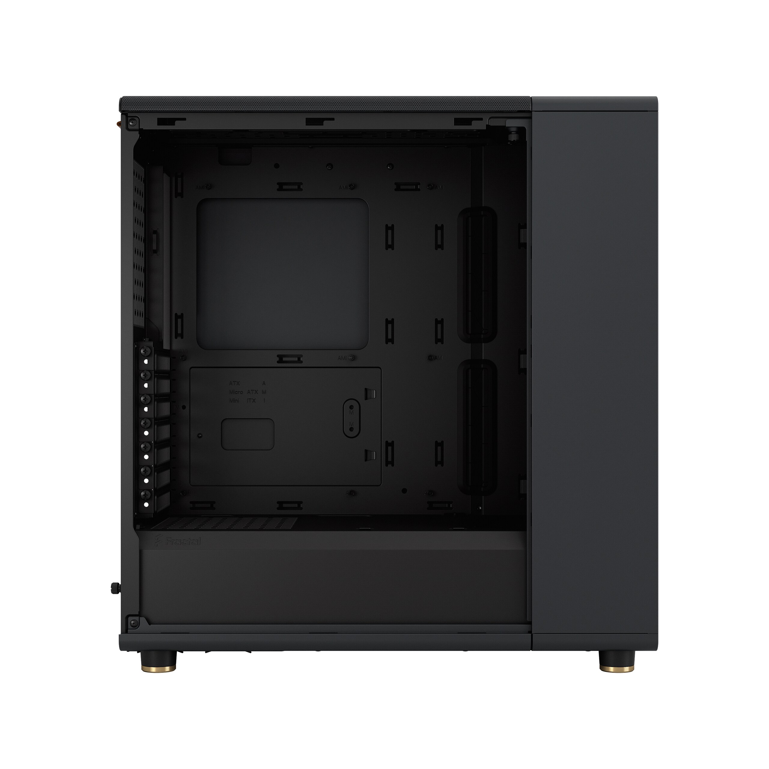 Fractal Design North Charcoal Black Gaming Gehäuse Mesh Seitenfenster