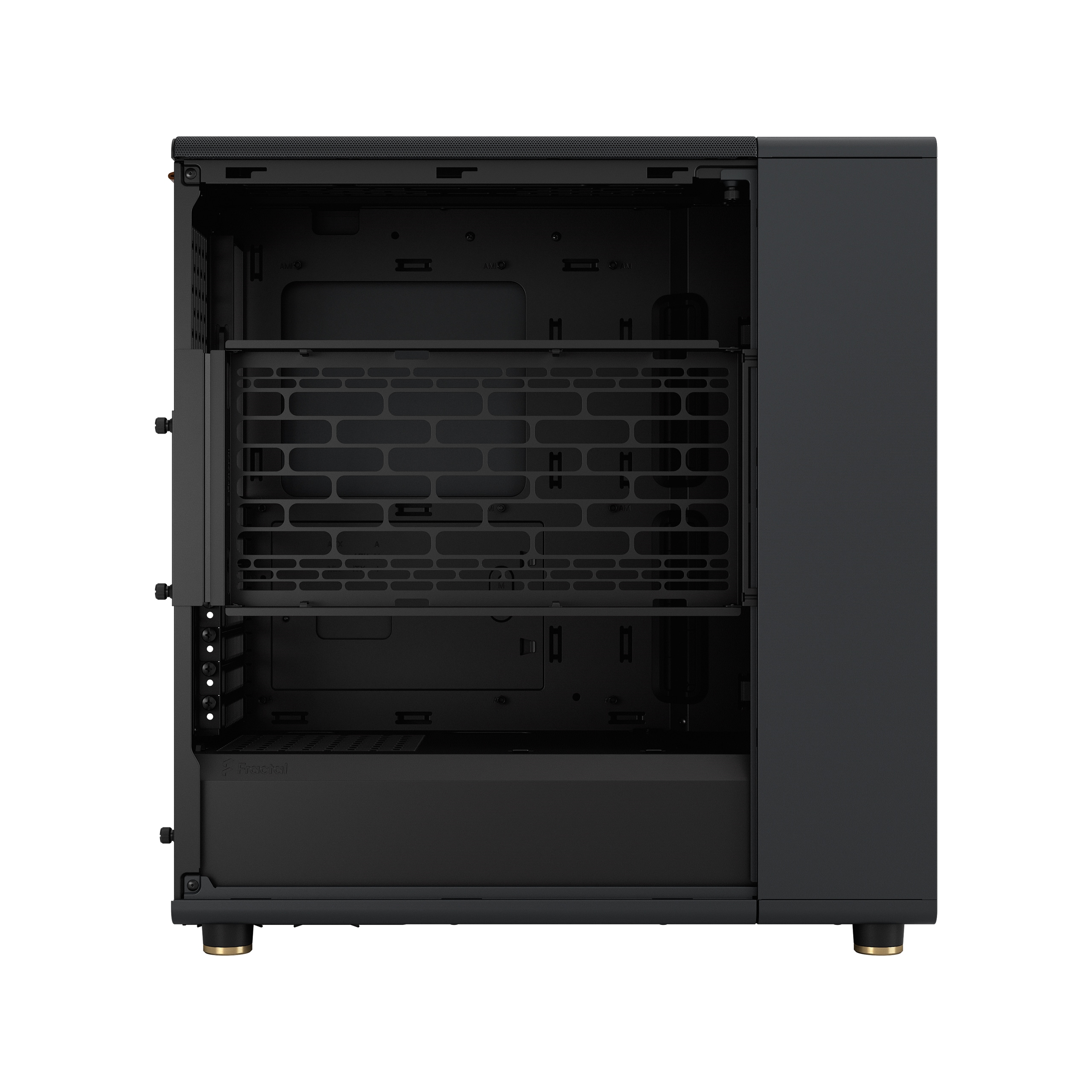 Fractal Design North Charcoal Black Gaming Gehäuse Mesh Seitenfenster