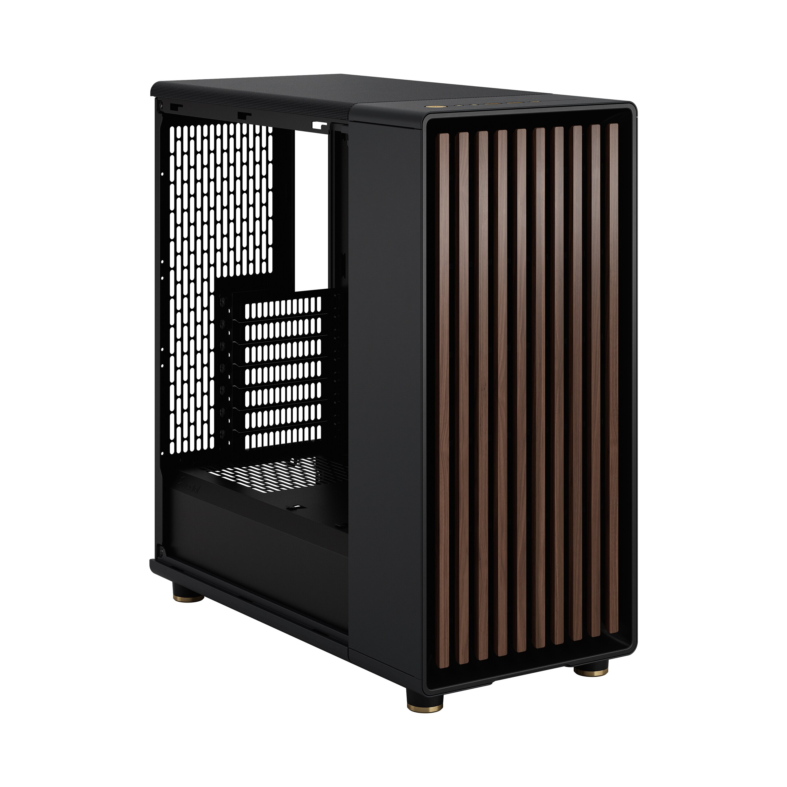 Fractal Design North Charcoal Black Gaming Gehäuse Mesh Seitenfenster