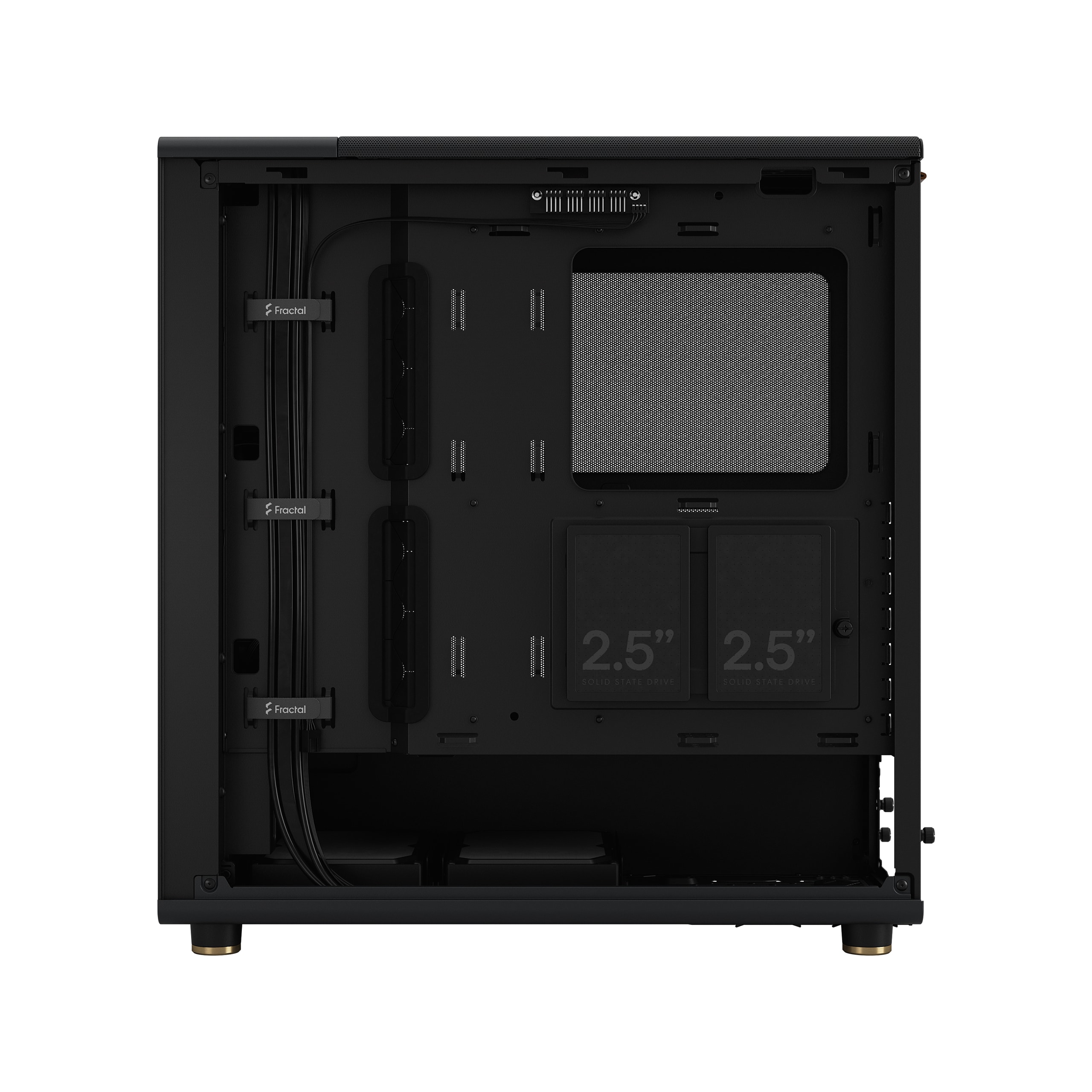 Fractal Design North Charcoal Black Gaming Gehäuse Mesh Seitenfenster