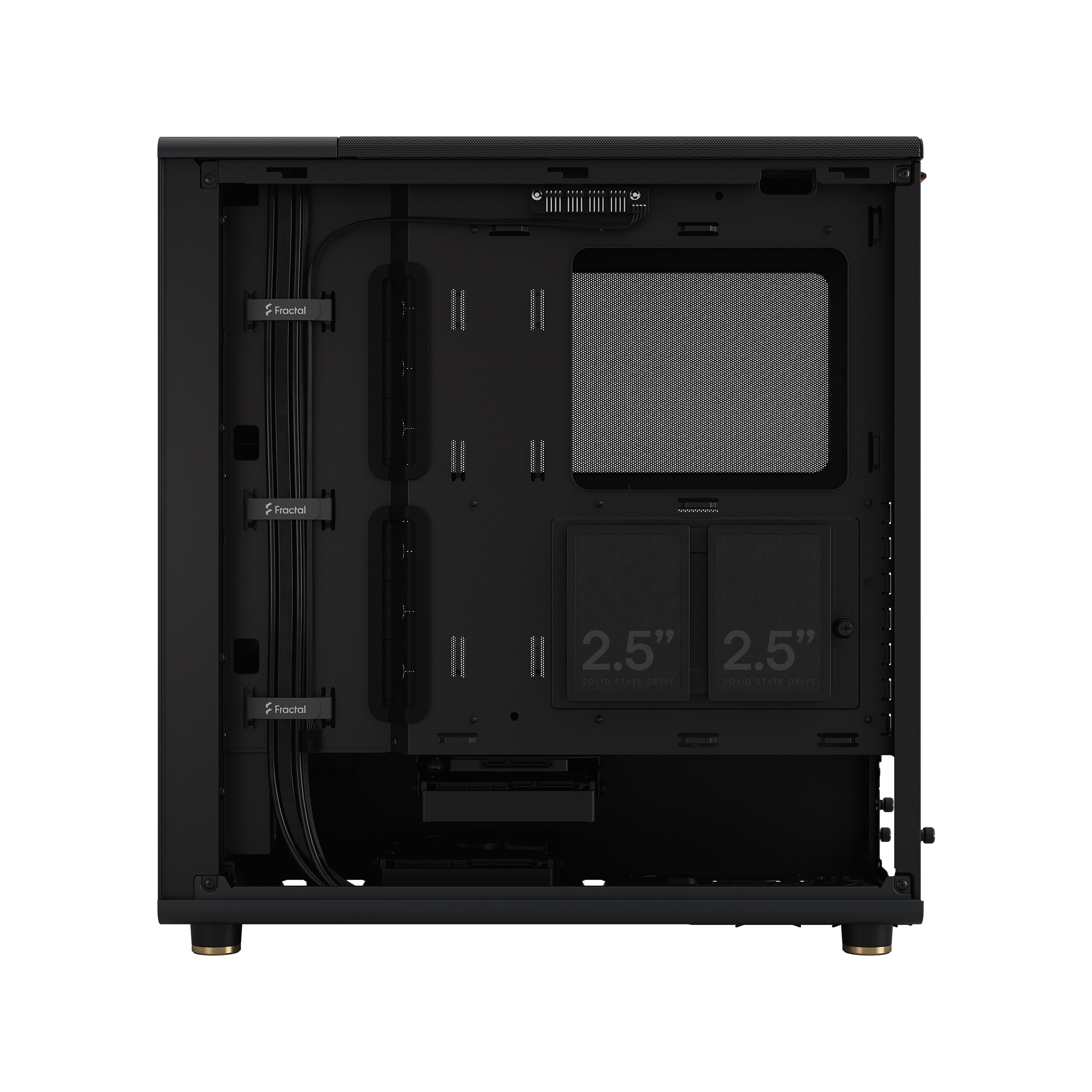 Fractal Design North Charcoal Black Gaming Gehäuse Mesh Seitenfenster