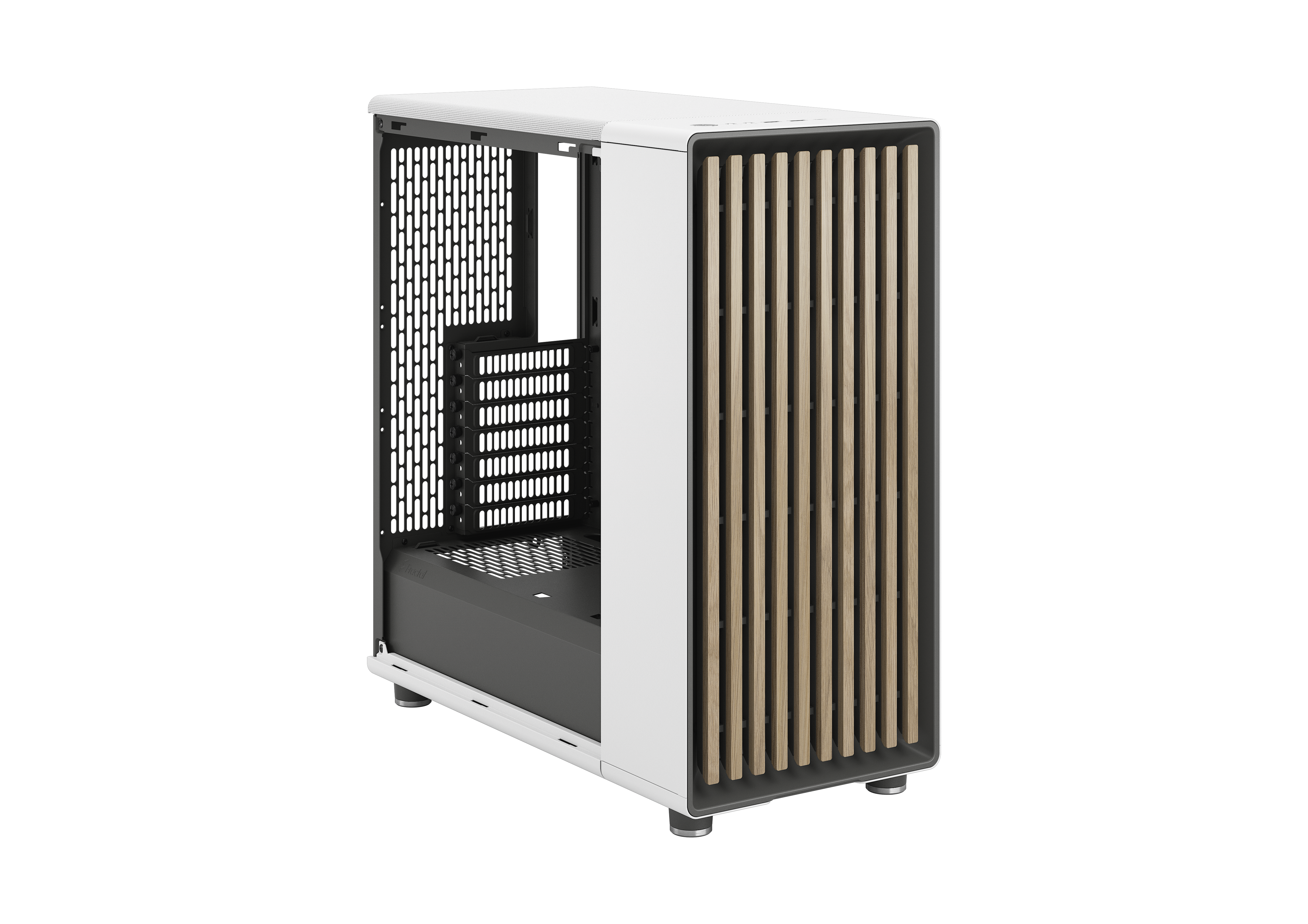 Fractal Design North Chalk White Gaming Gehäuse Mesh Seitenfenster