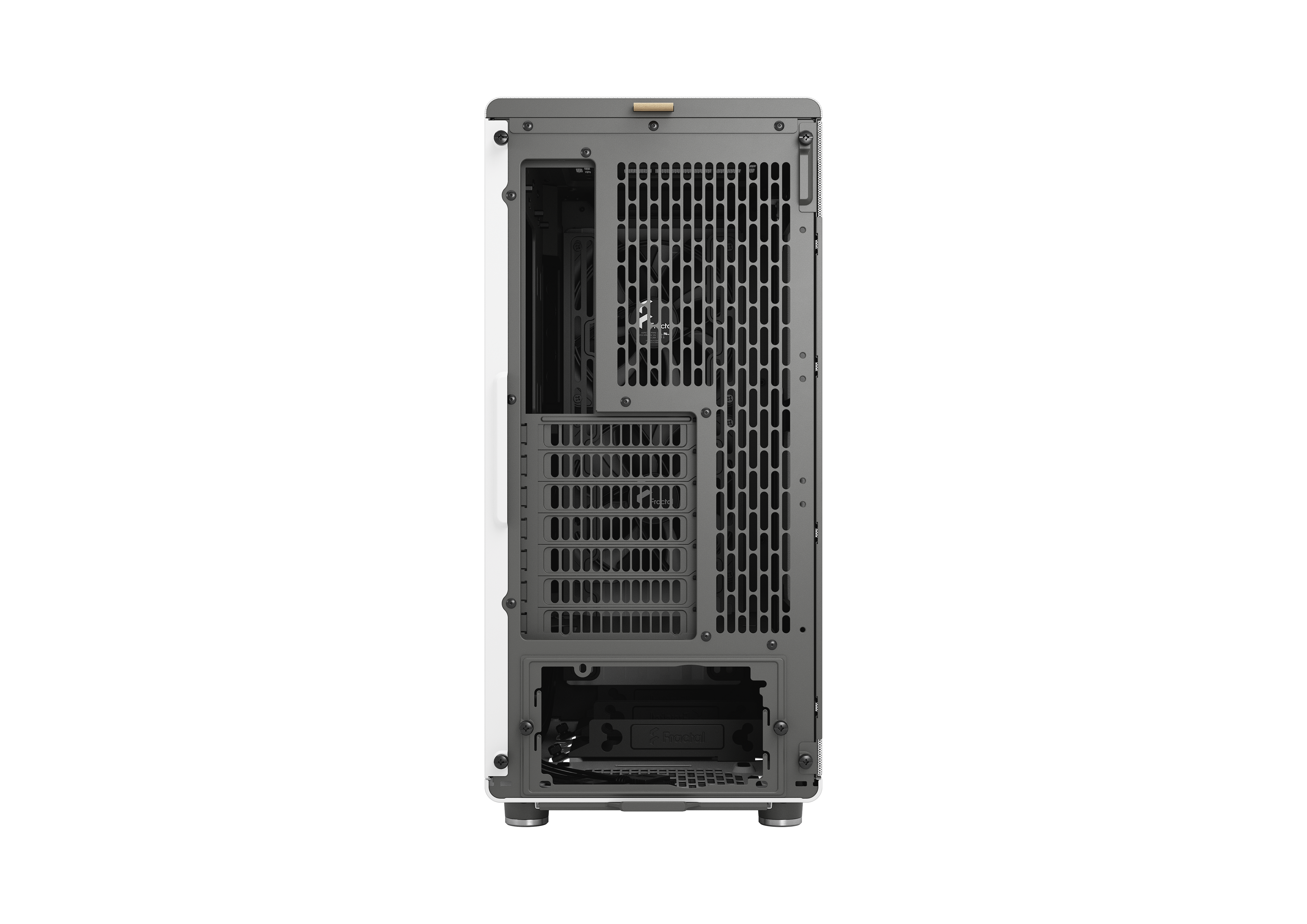 Fractal Design North Chalk White Gaming Gehäuse Mesh Seitenfenster