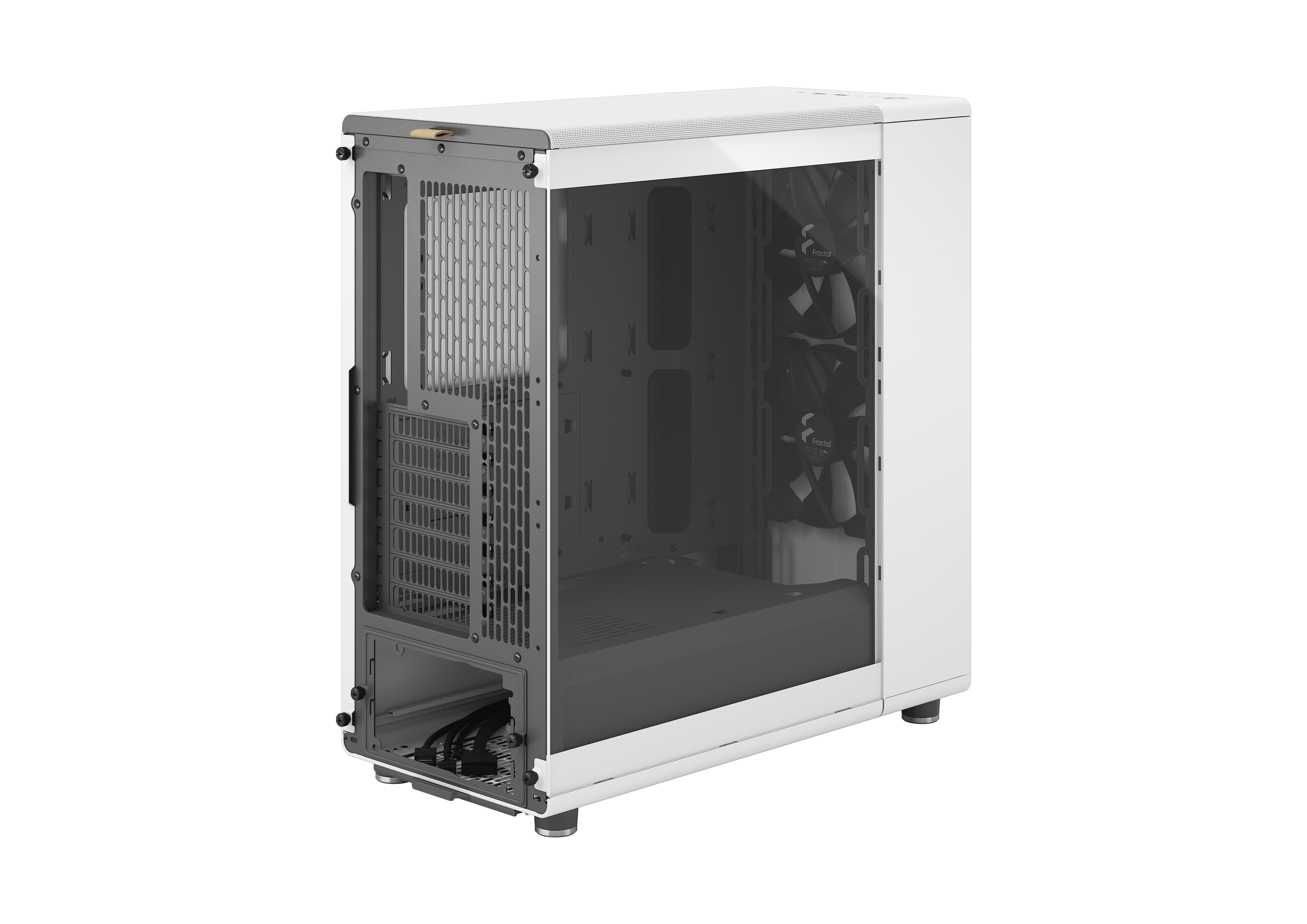 Fractal Design North Chalk White TG Clear Tint Gaming Gehäuse TG Seitenfenster