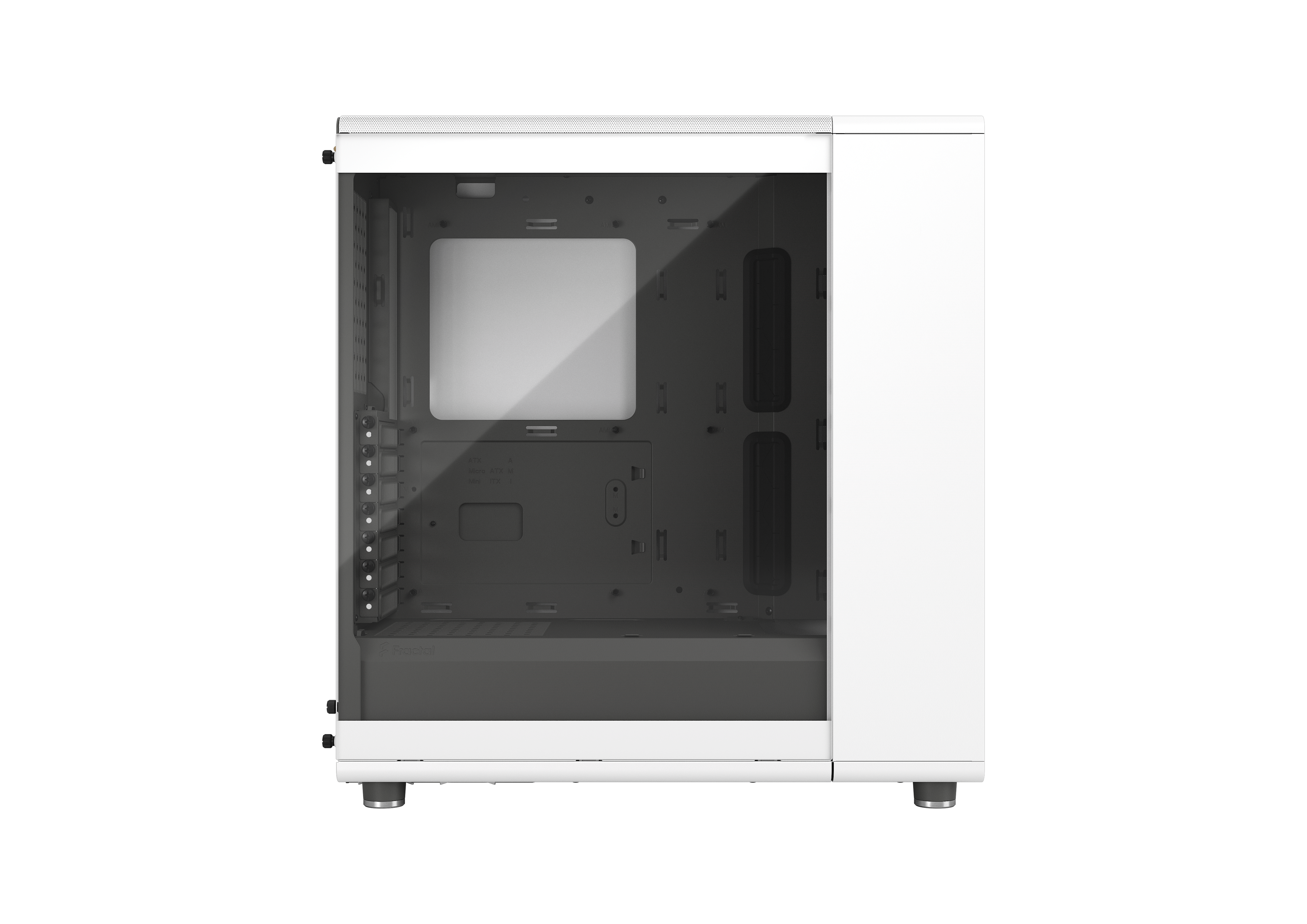 Fractal Design North Chalk White TG Clear Tint Gaming Gehäuse TG Seitenfenster