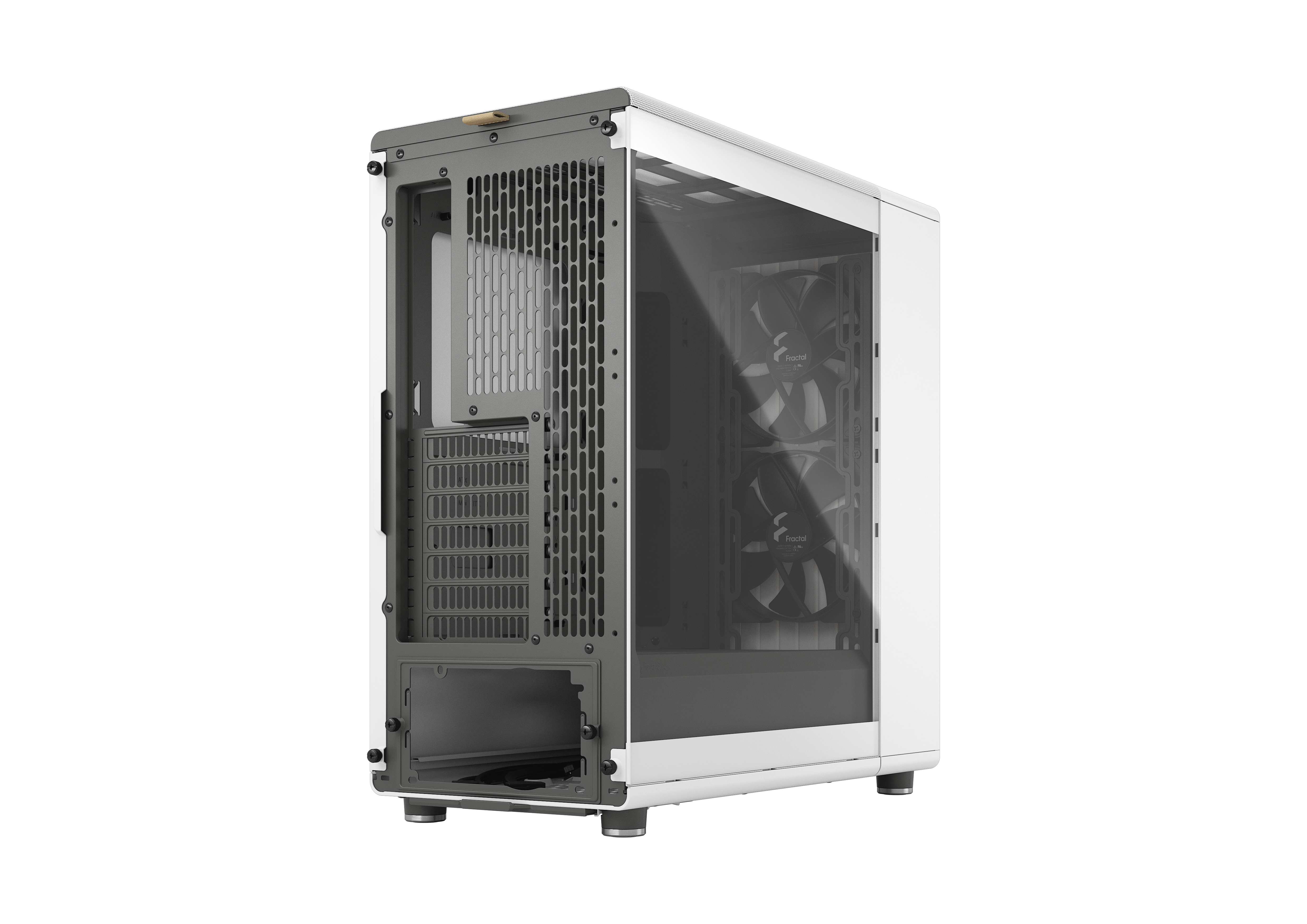 Fractal Design North Chalk White TG Clear Tint Gaming Gehäuse TG Seitenfenster