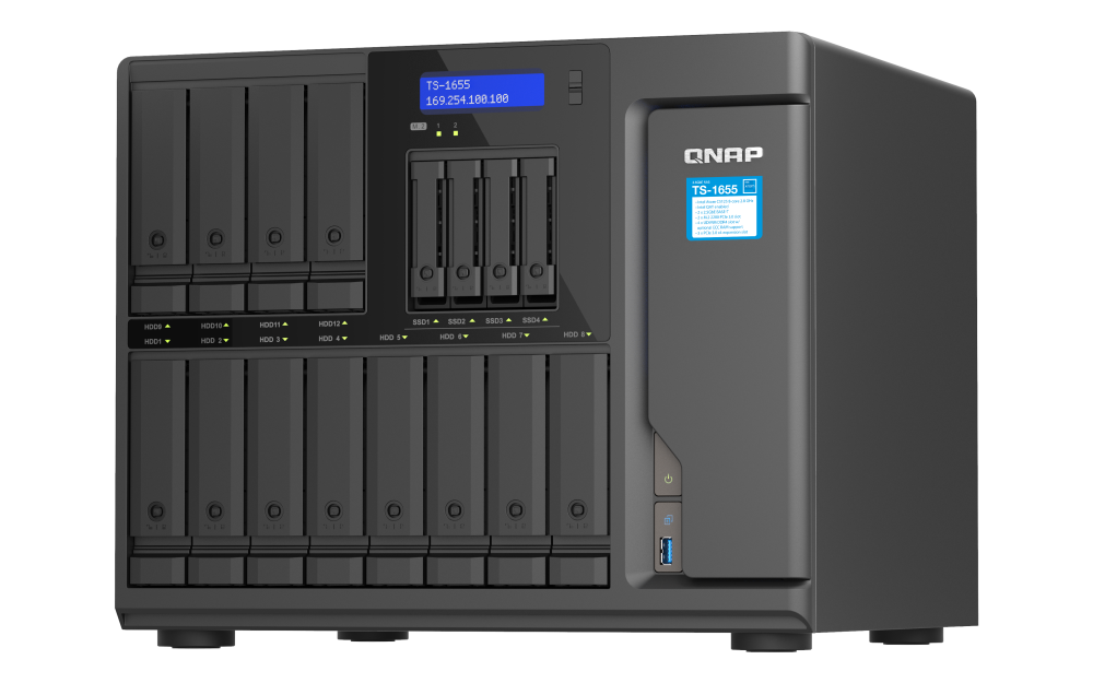 QNAP TS-1655-8G NAS System 16-Bay