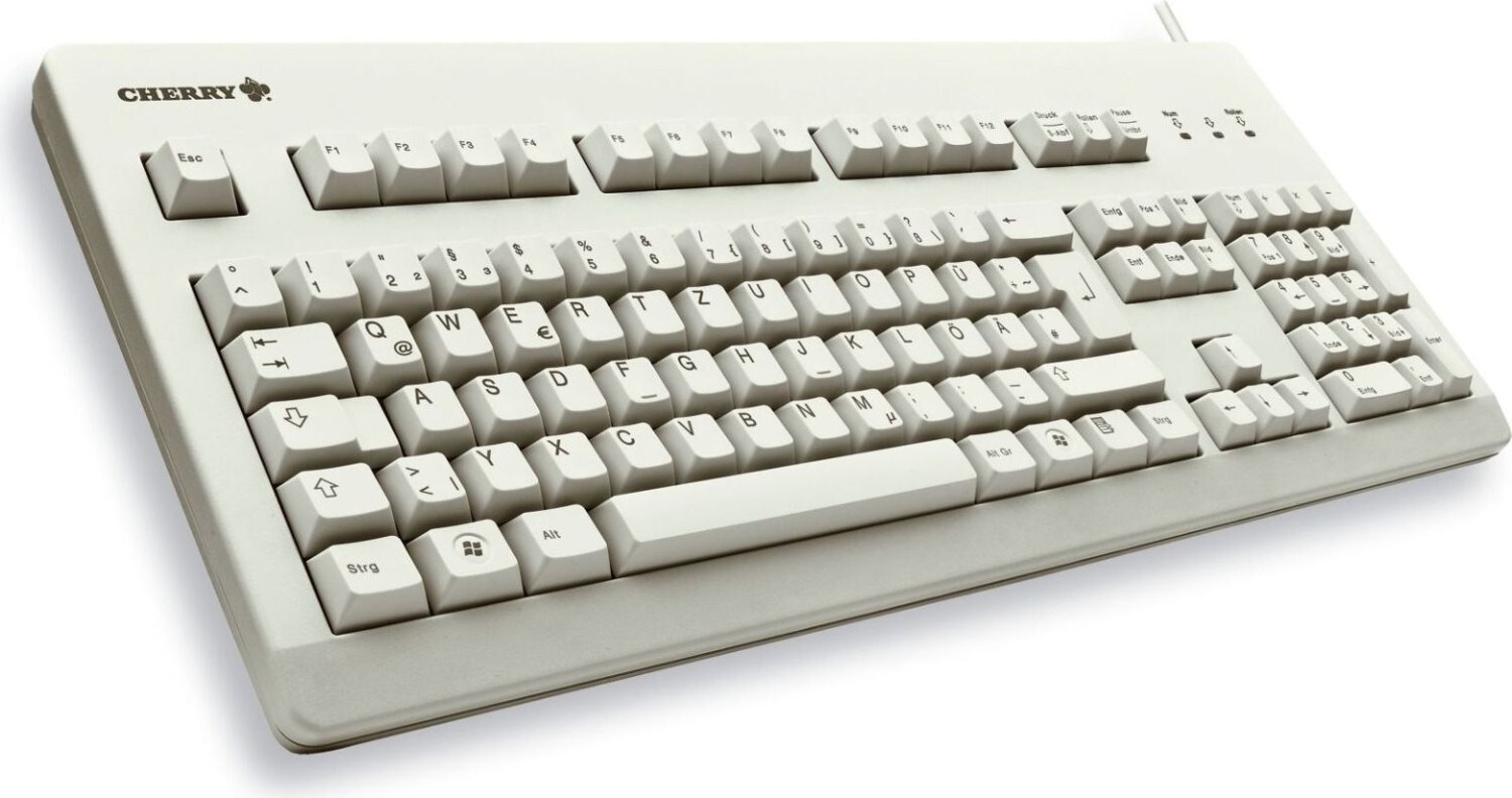 Cherry G80-3000 Kabelgebundene Tastatur DE-Layout USB grau