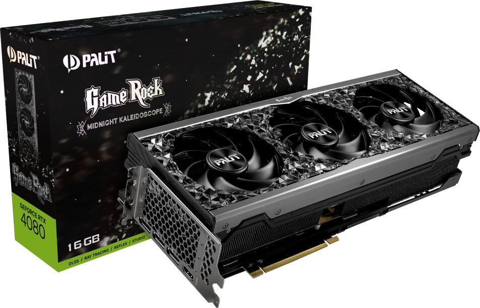 *PALIT GeForce RTX 4080 GameRock 16GB GDDR6X Grafikkarte 3x DP/1x HDMI