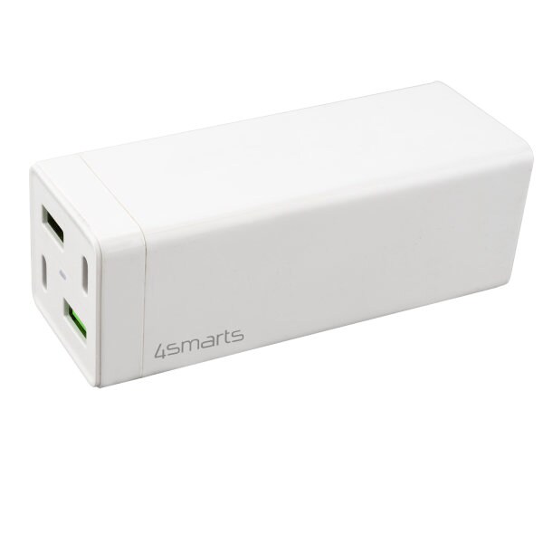 4smarts Ladestation MultiGaN 65W mit Quick Charge weiß