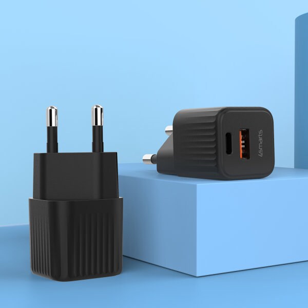 4smarts VoltPlug Duos Mini PD 20W schwarz