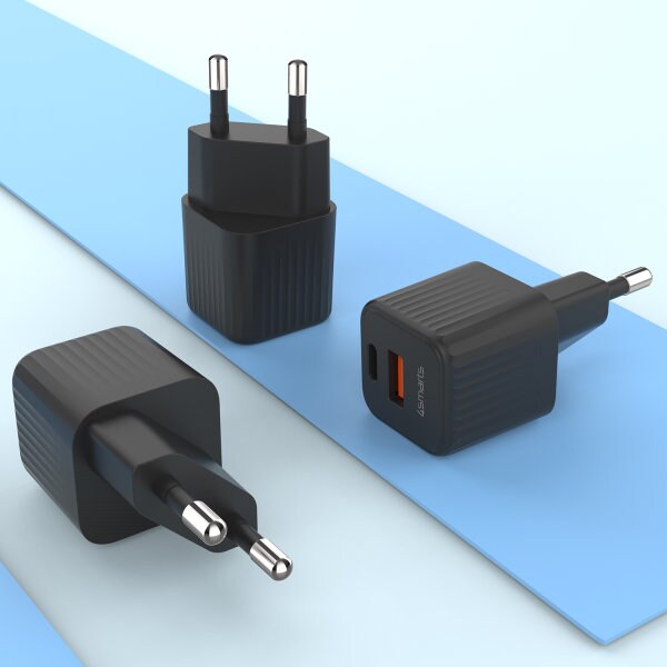 4smarts VoltPlug Duos Mini PD 20W schwarz