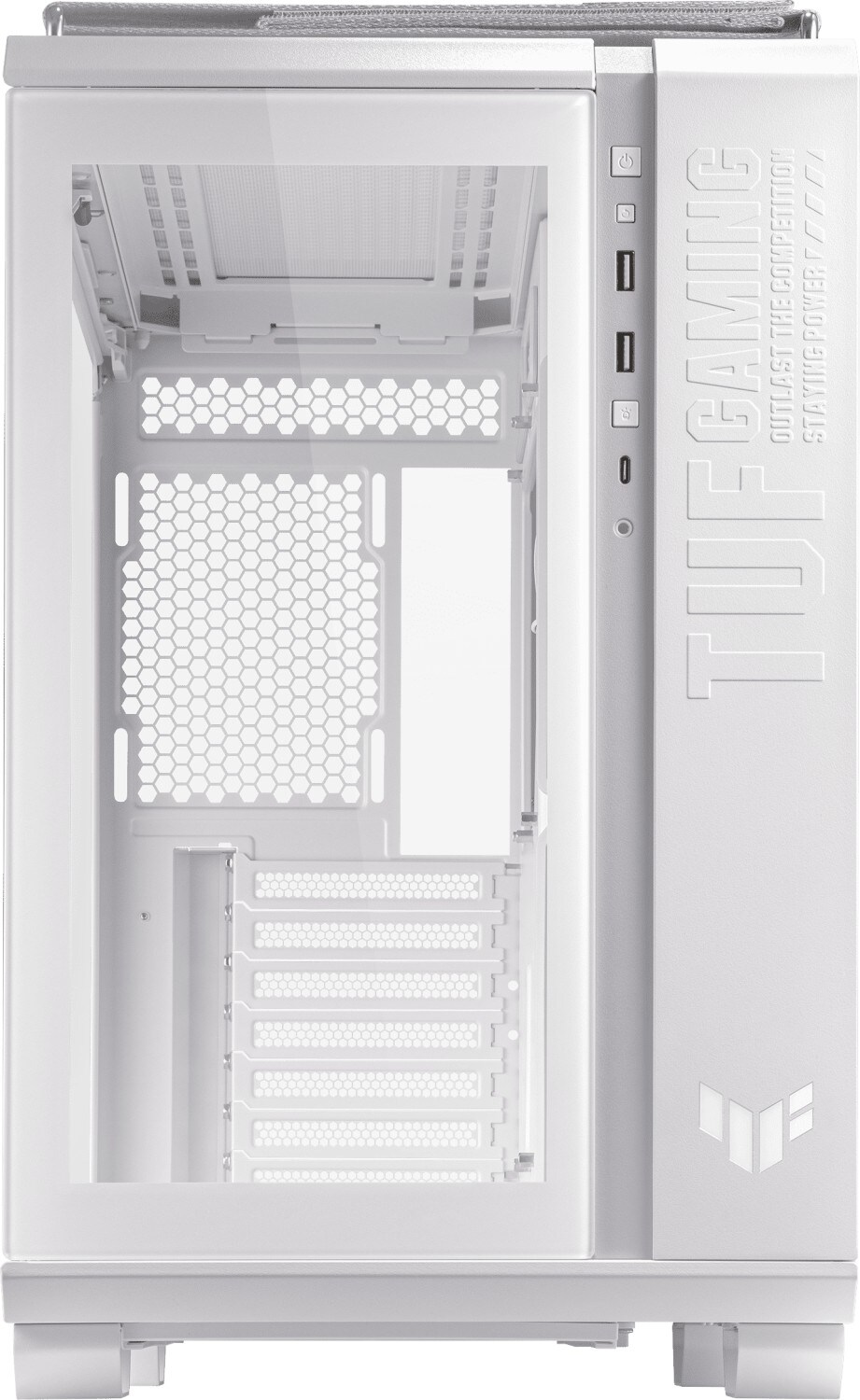 ASUS TUF Gaming GT502 ATX Midi-Tower Gaming Gehäuse White Edition