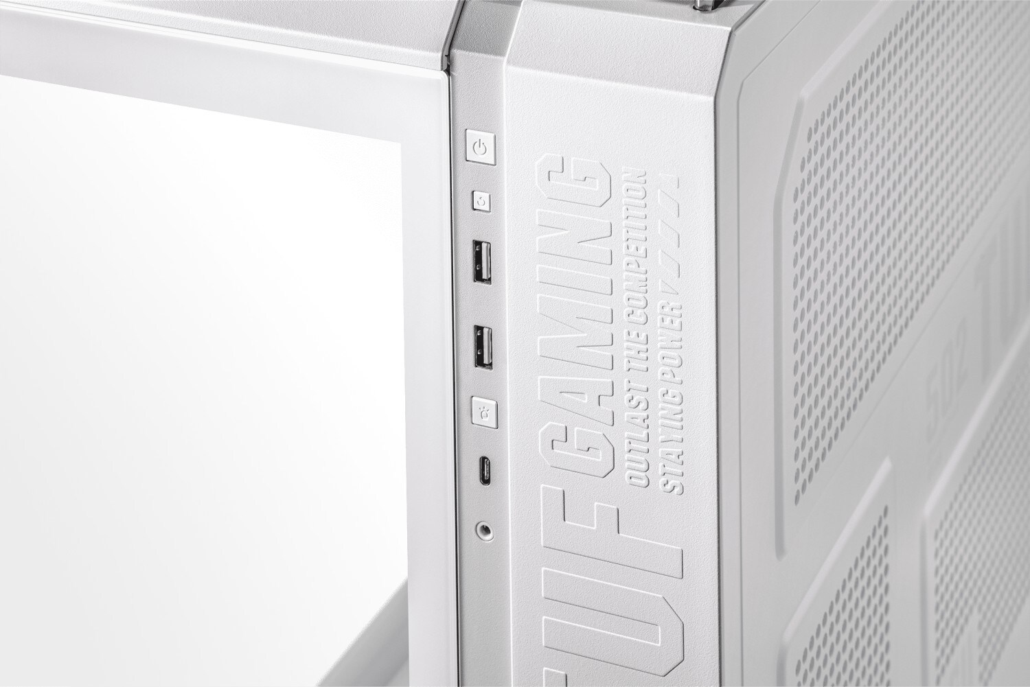 ASUS TUF Gaming GT502 ATX Midi-Tower Gaming Gehäuse White Edition