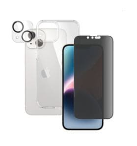 PanzerGlass für iPhone 14 Bundle Privacy Glass+Case