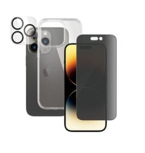 PanzerGlass für iPhone 14 Pro Bundle Privacy Glass+Case