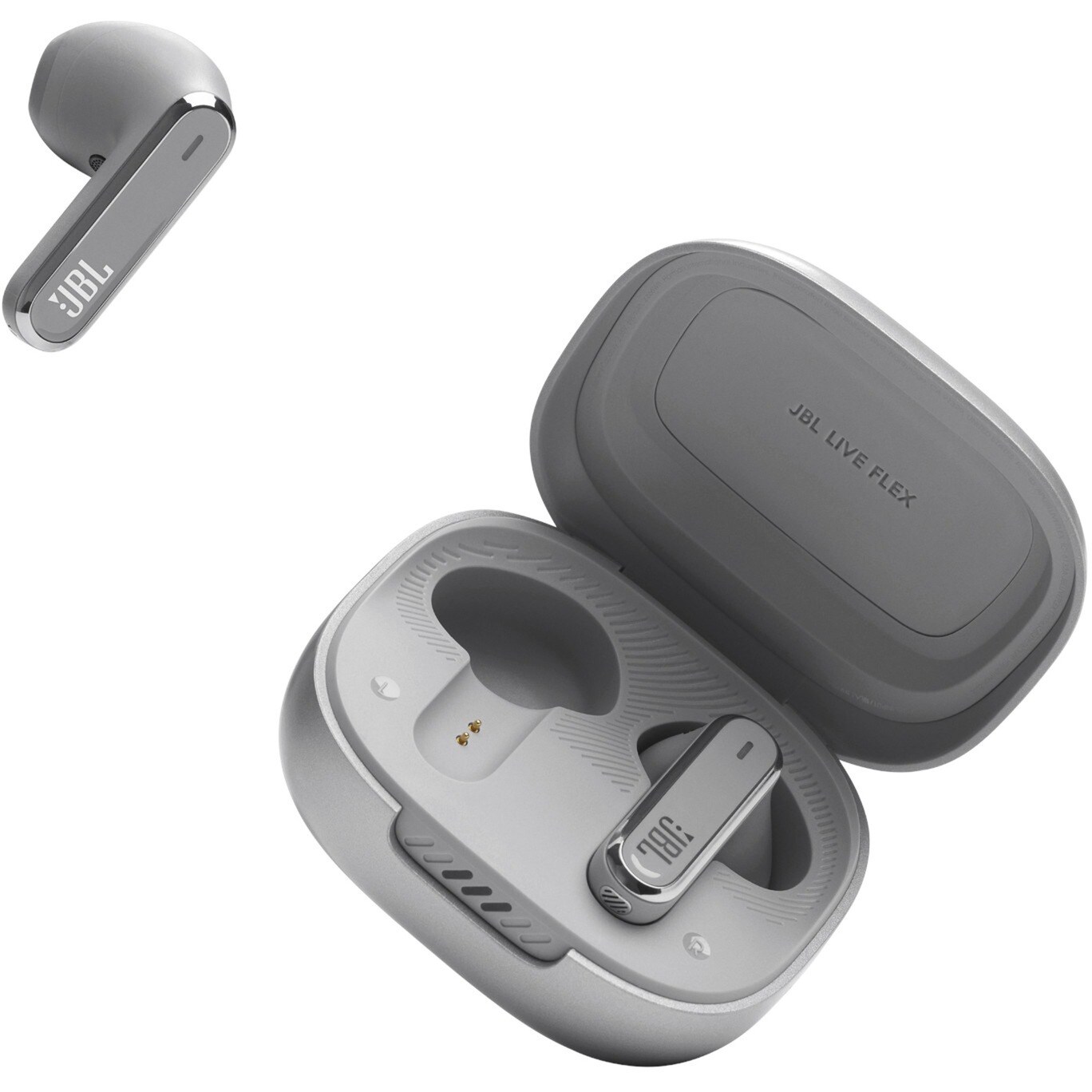 JBL LIVE Flex True Wireless In-Ear Bluetooth Kopfhörer silber