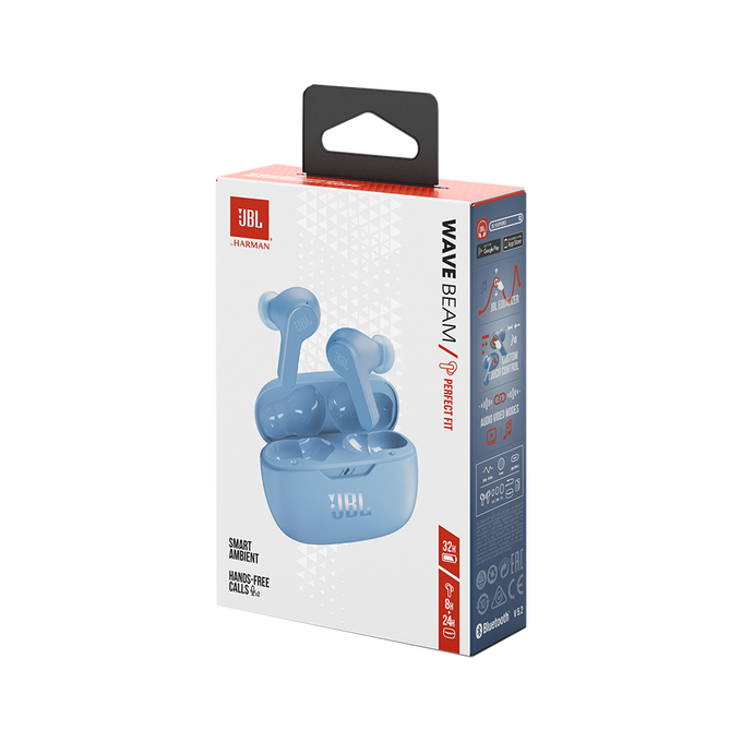 JBL Wave Beam True Wireless In-Ear Bluetooth Kopfhörer blau