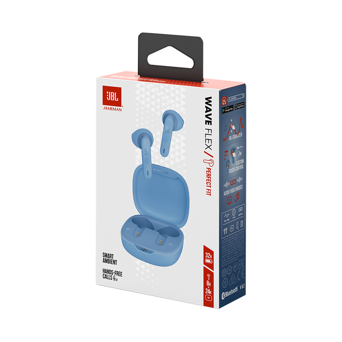 JBL Wave Flex True Wireless In-Ear Bluetooth Kopfhörer blau