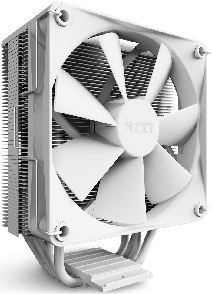 NZXT T120 CPU Kühler für AMD und Intel CPU, 120 mm Lüfter, weiss