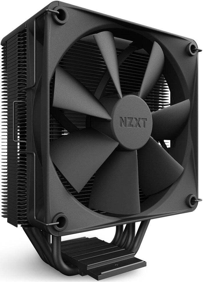 NZXT T120 CPU Kühler für AMD und Intel CPU, 120 mm Lüfter, schwarz