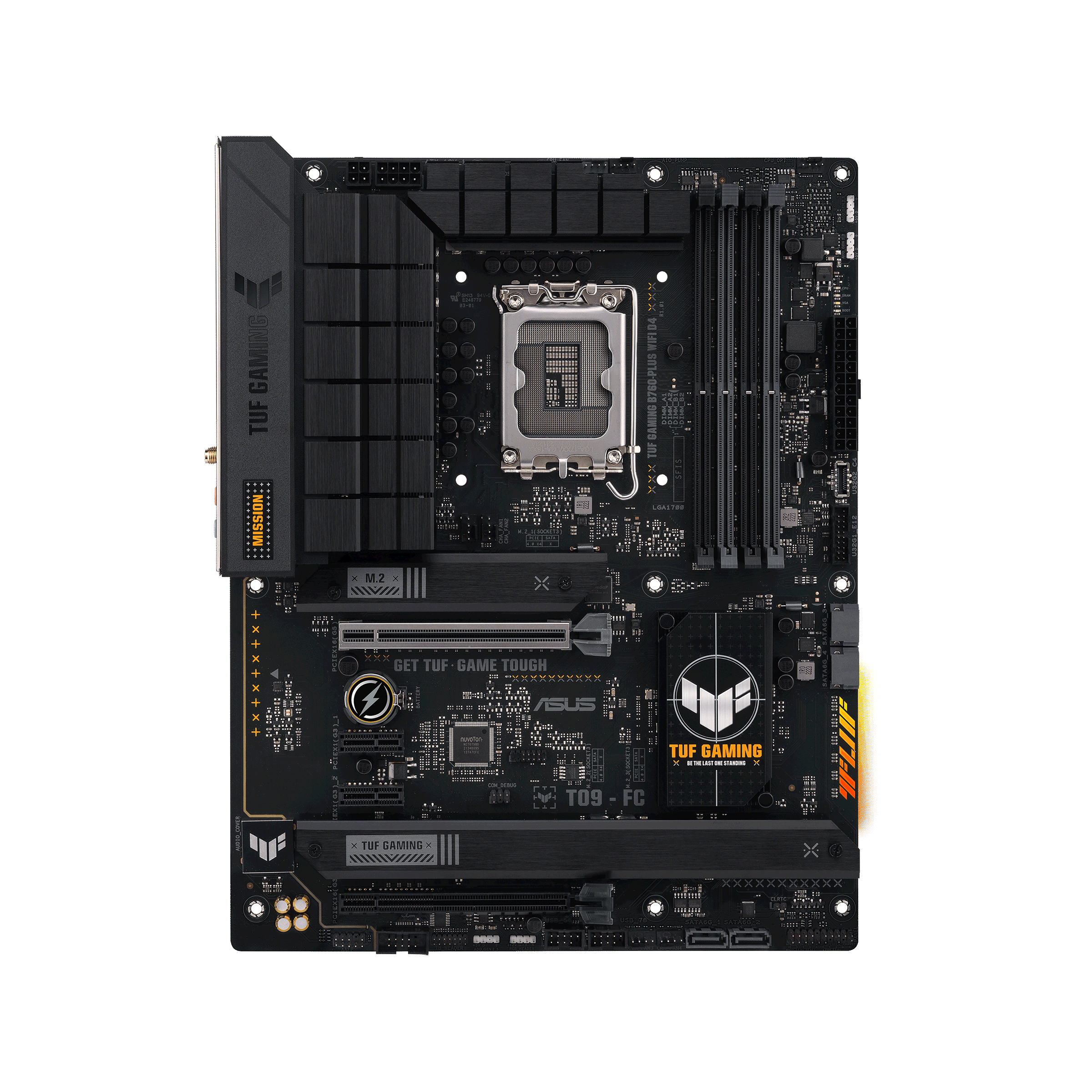 ASUS TUF GAMING B760-PLUS WIFI D4 ATX Mainboard Sockel 1700 DP/HDMI/USB-C