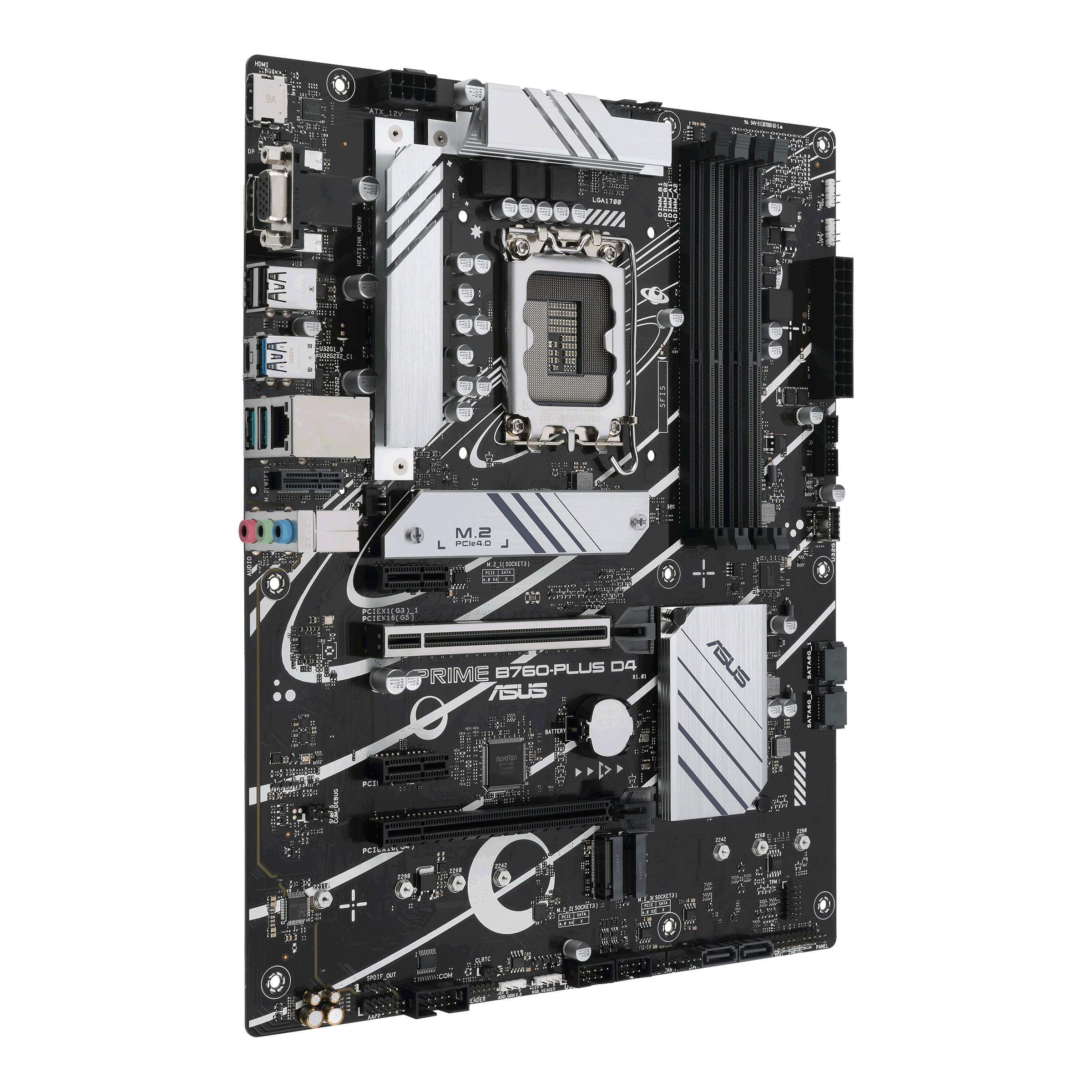 ASUS PRIME B760-PLUS D4 ATX Mainboard Sockel 1700 DP/HDMI/VGA/USB-C