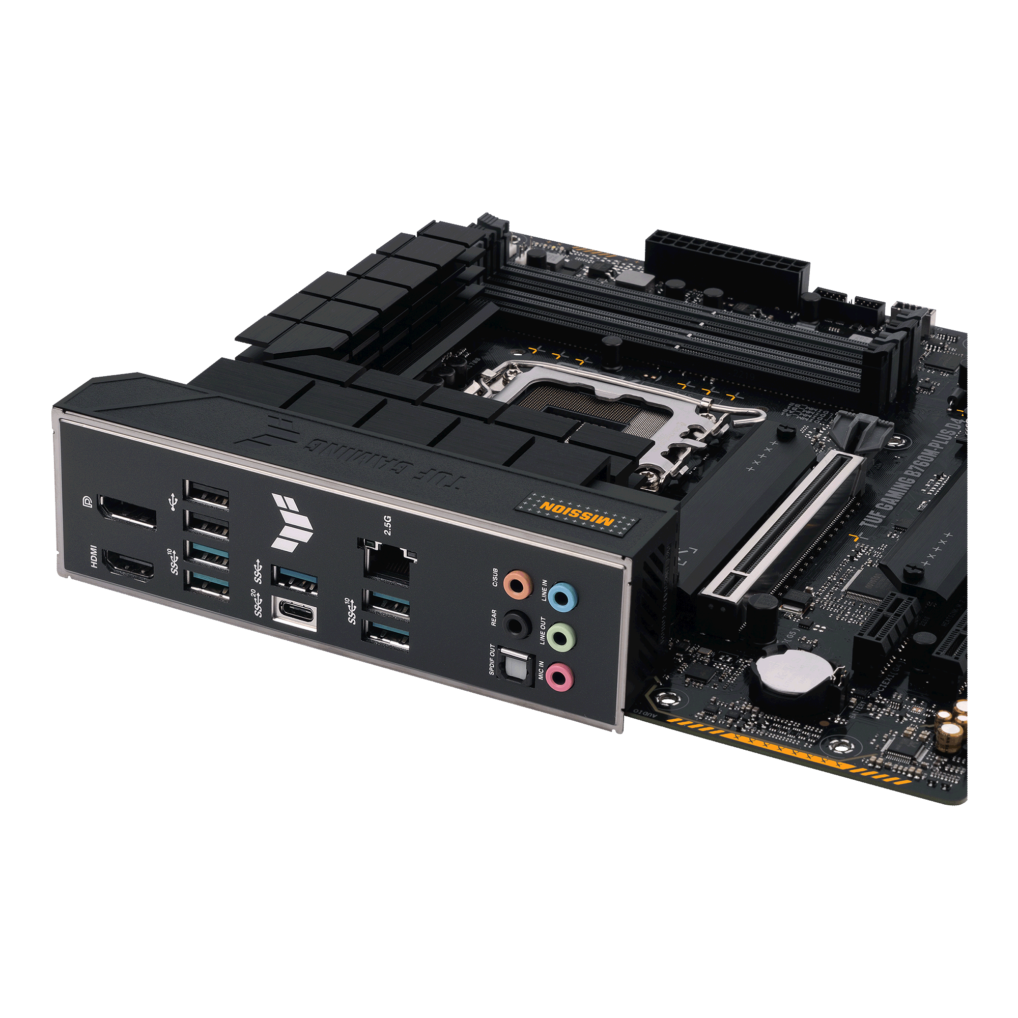 ASUS TUF GAMING B760M-PLUS D4 ATX Mainboard Sockel 1700 DP/HDMI/USB-C