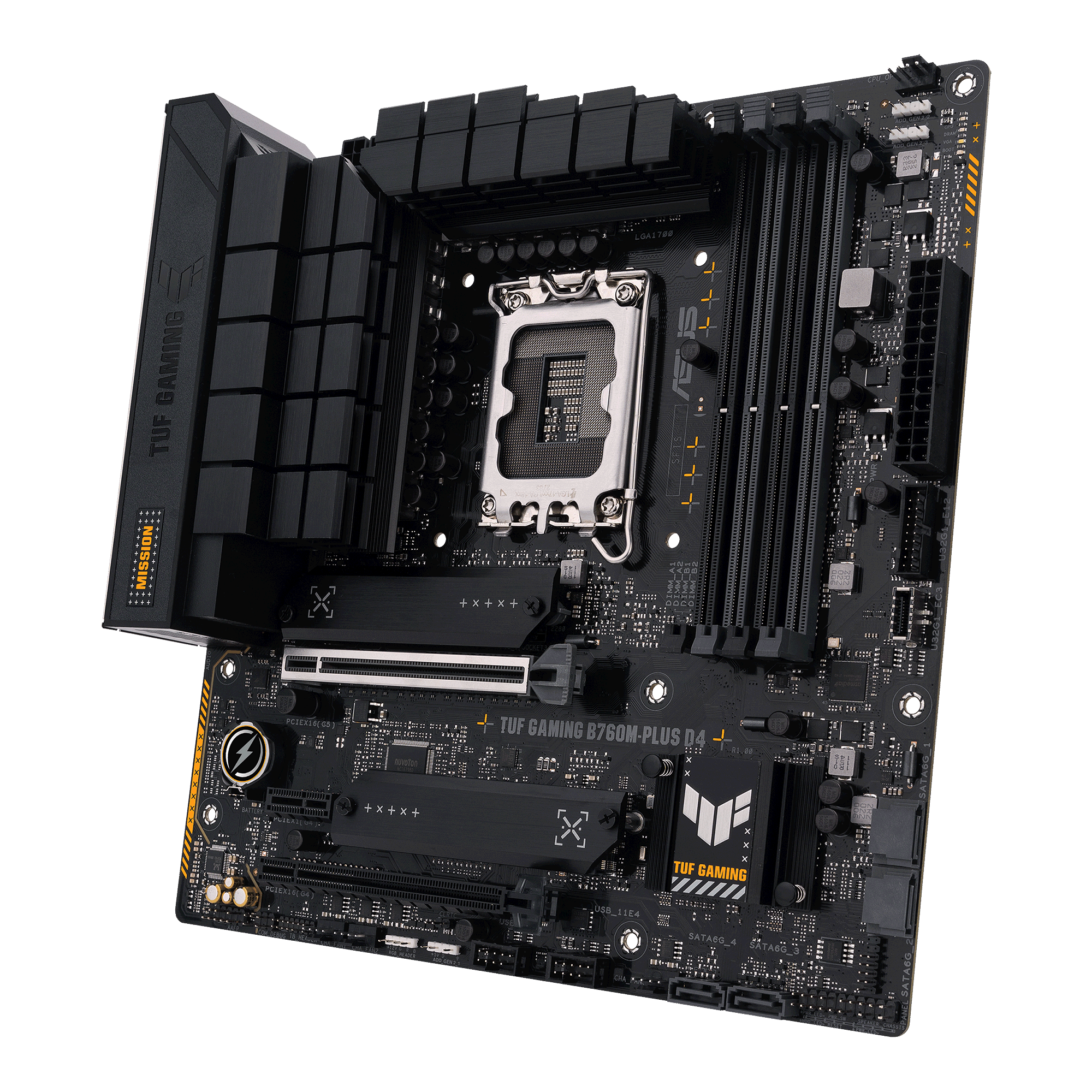 ASUS TUF GAMING B760M-PLUS D4 ATX Mainboard Sockel 1700 DP/HDMI/USB-C