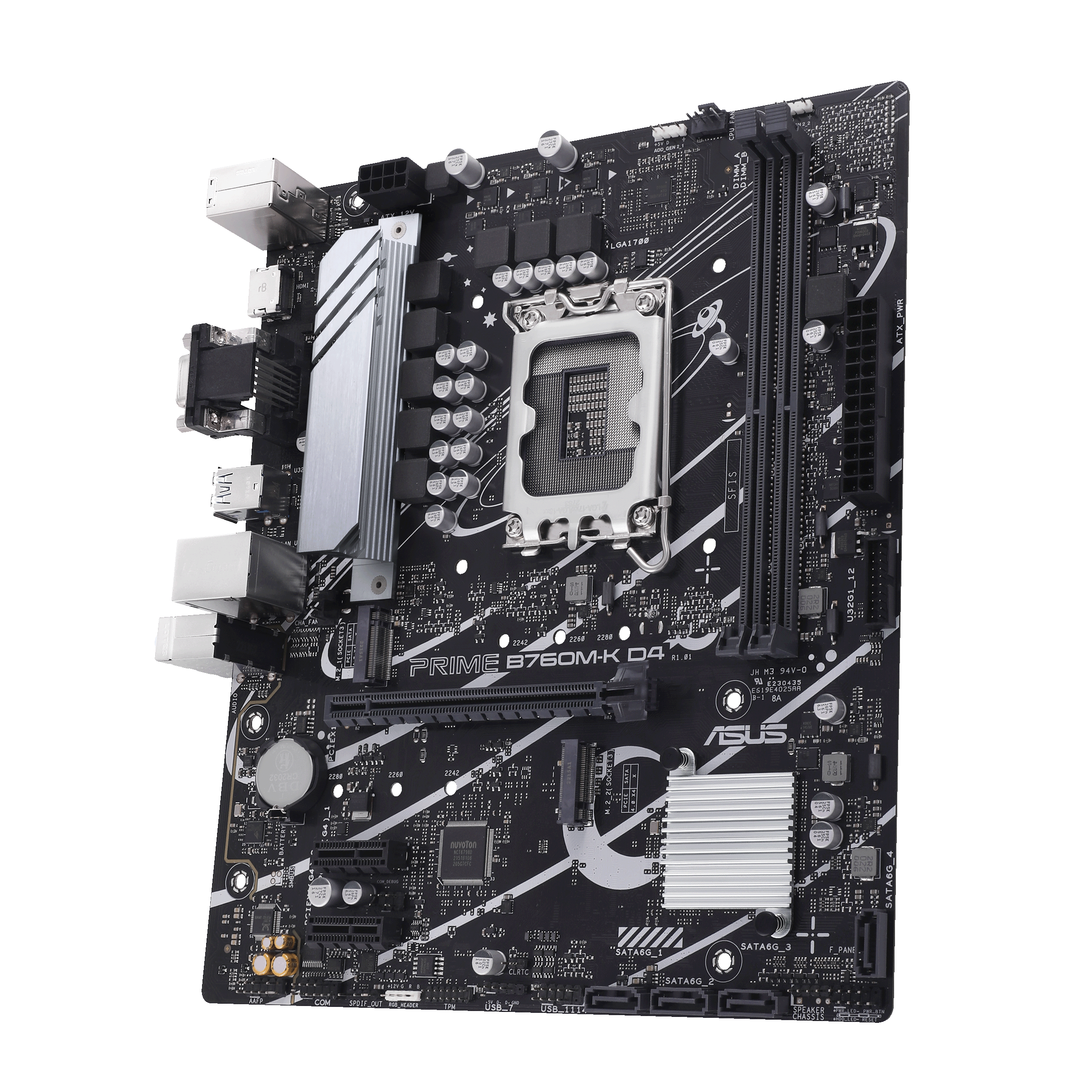 ASUS PRIME B760M-K D4 ATX Mainboard Sockel 1700 DP/HDMI/USB-A