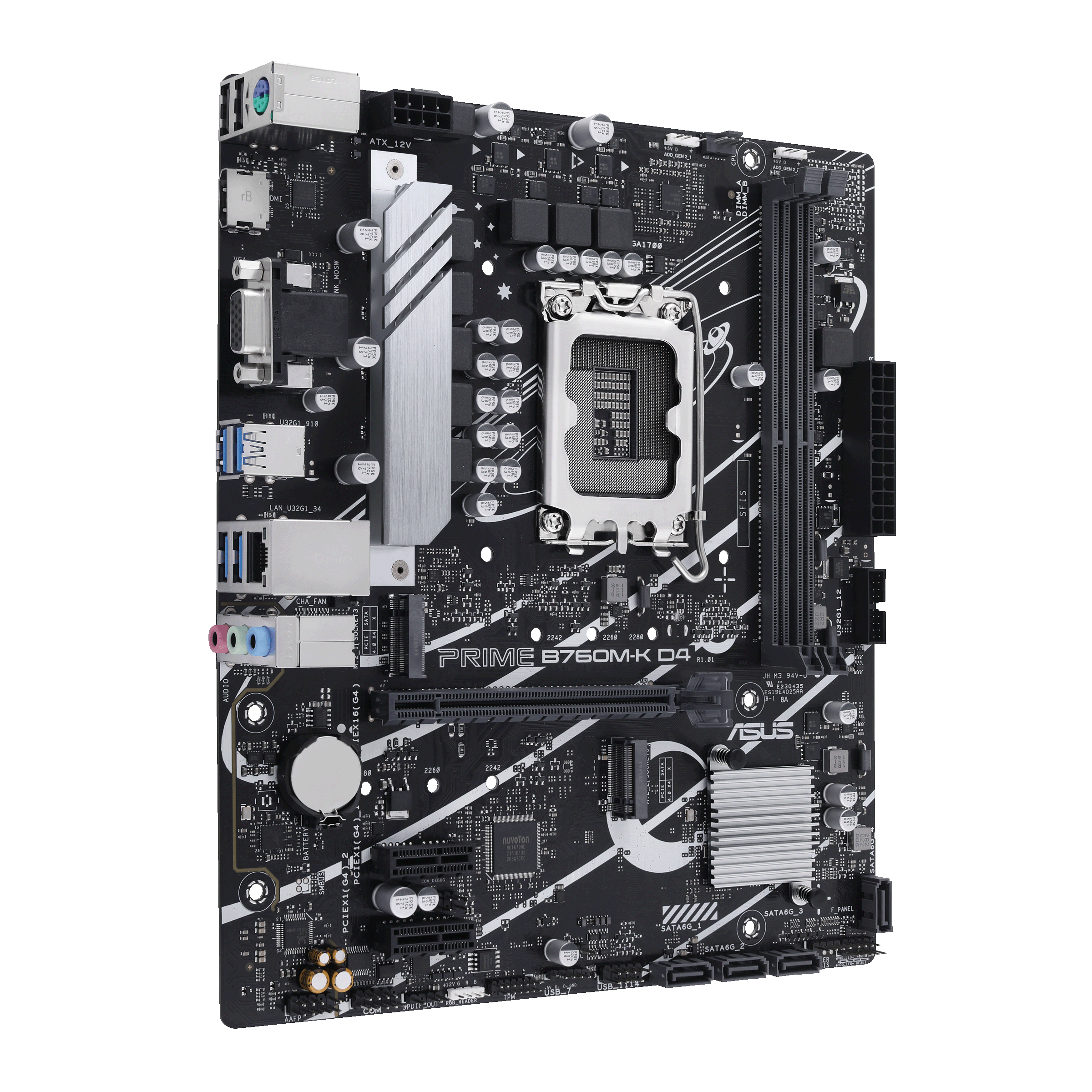 ASUS PRIME B760M-K D4 ATX Mainboard Sockel 1700 DP/HDMI/USB-A