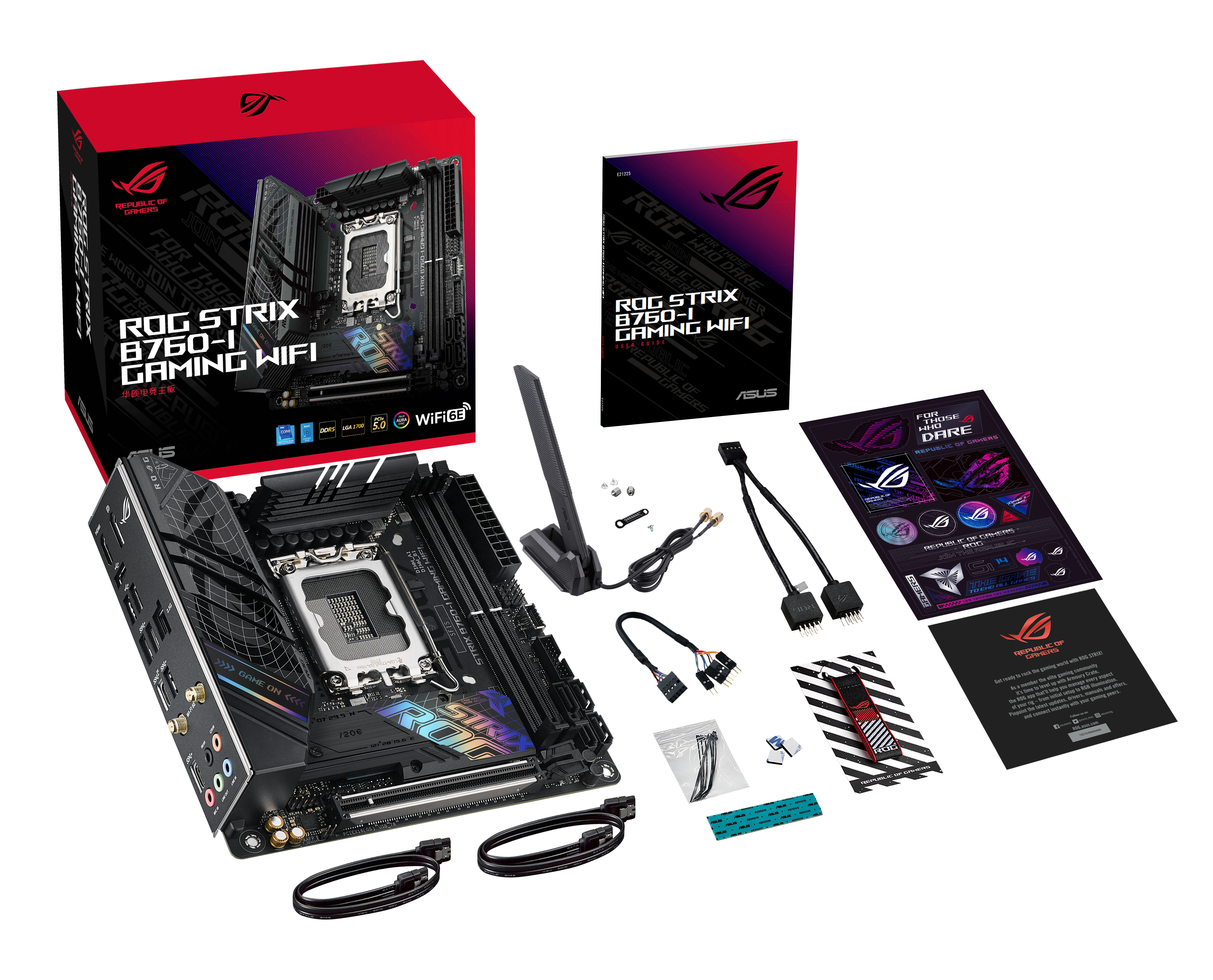 ASUS ROG STRIX B760-I GAMING WIFI ATX Mainboard Sockel 1700 DP/HDMI/USB-C