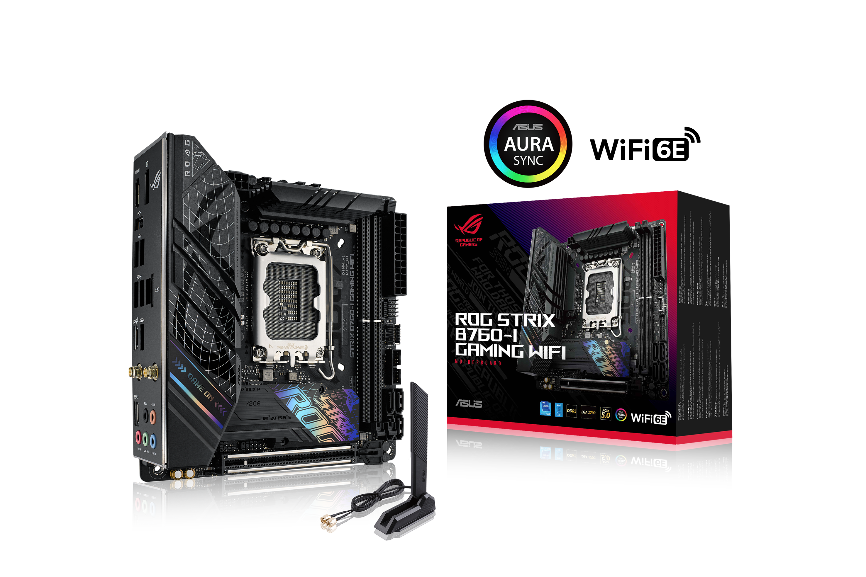 ASUS ROG STRIX B760-I GAMING WIFI ATX Mainboard Sockel 1700 DP/HDMI/USB-C