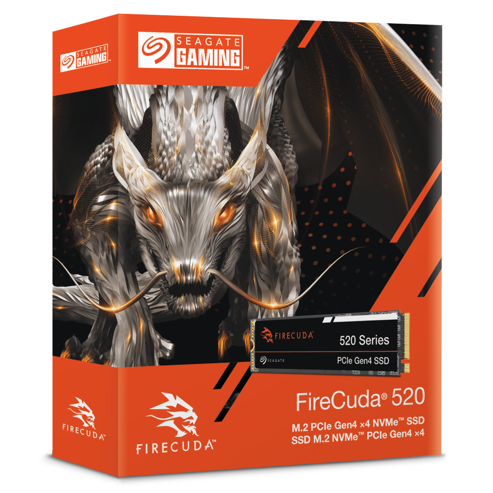 Seagate Firecuda 520 PCIe Gen4SSD 500 GB M.2 2280-S2