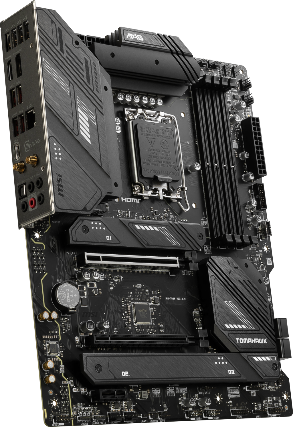 MSI MAG B760 TOMAHAWK WIFI ATX Mainboard Sockel 1700 M.2/WIFI/BT/DP/HDMI/USB-C