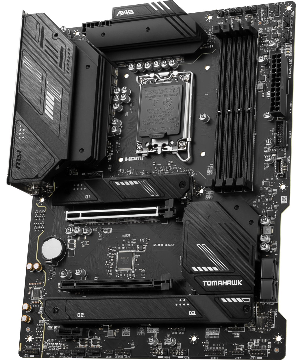 MSI MAG B760 TOMAHAWK WIFI ATX Mainboard Sockel 1700 M.2/WIFI/BT/DP/HDMI/USB-C