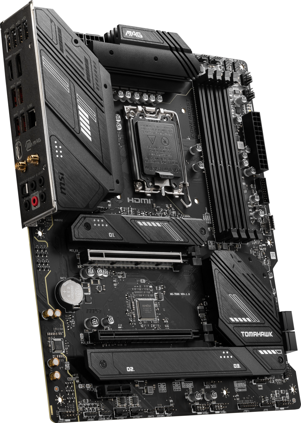 MSI MAG B760 TOMAHAWK WIFI DDR4 ATX Mainboard Sockel 1700 M.2/WIFI/DP/HDMI/USB-C