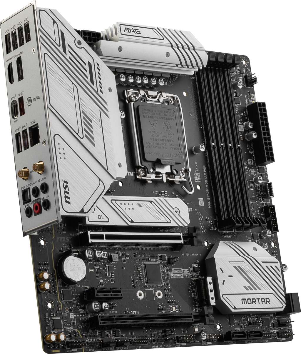 MSI MAG B760M Mortar WIFI mATX Mainboard Sockel 1700 M.2/WIFI/BT/USB-C