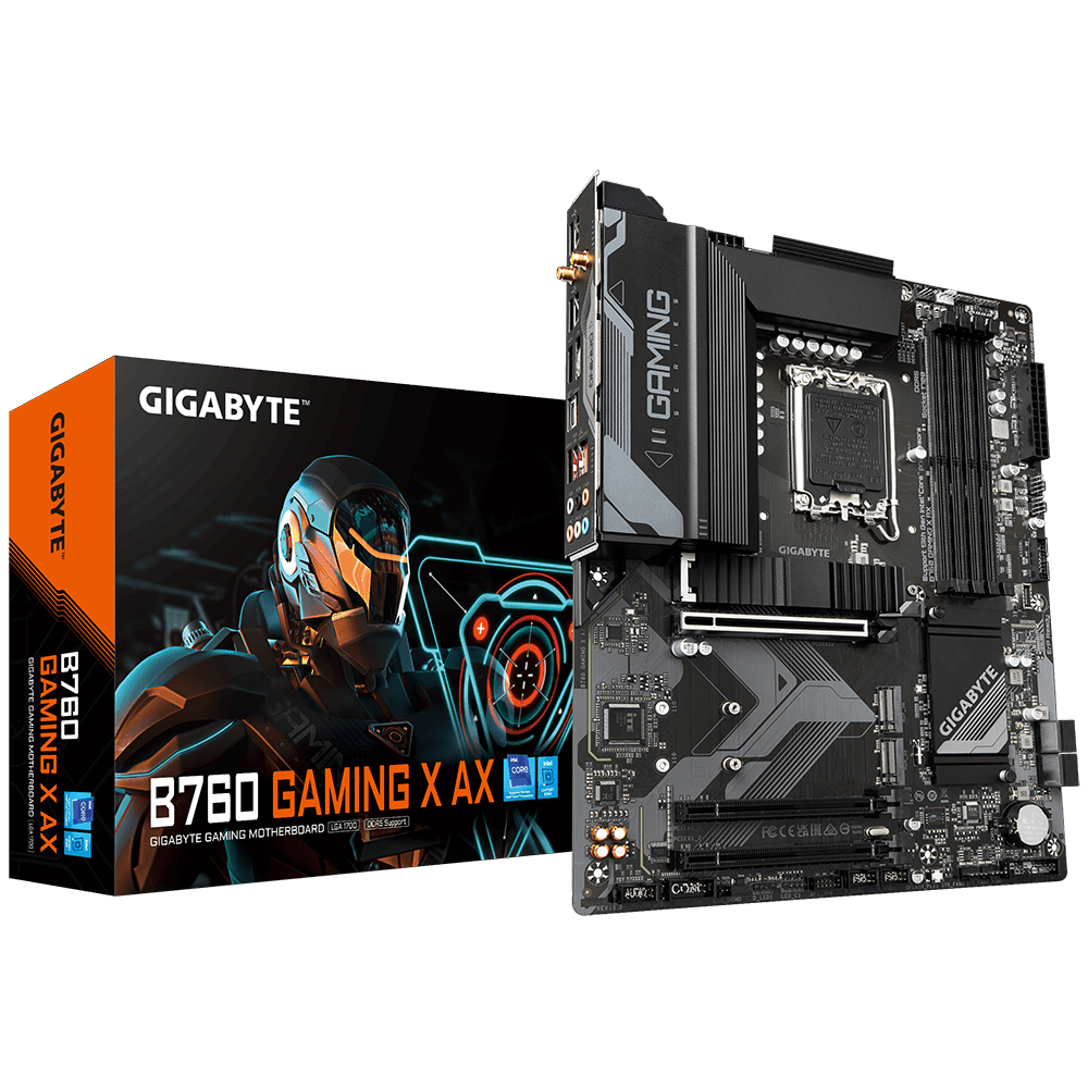 GIGABYTE B760 GAMING X AX ATX Mainboard Sockel 1700 M.2/HDMI/DP/WIFI/BT