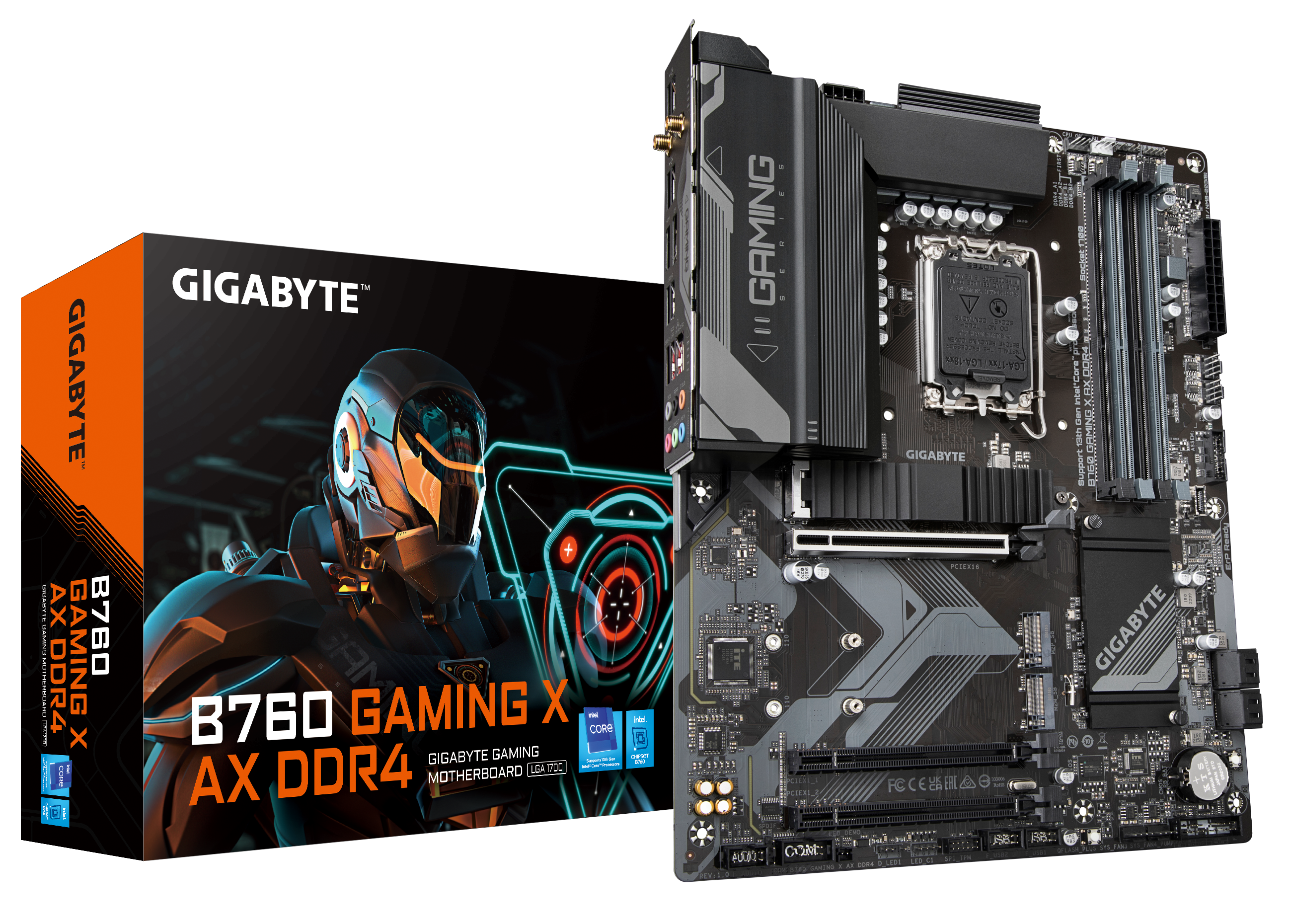 GIGABYTE B760 GAMING X AX DDR4 ATX Mainboard Sockel 1700 M.2/HDMI/DP/WIFI/BT