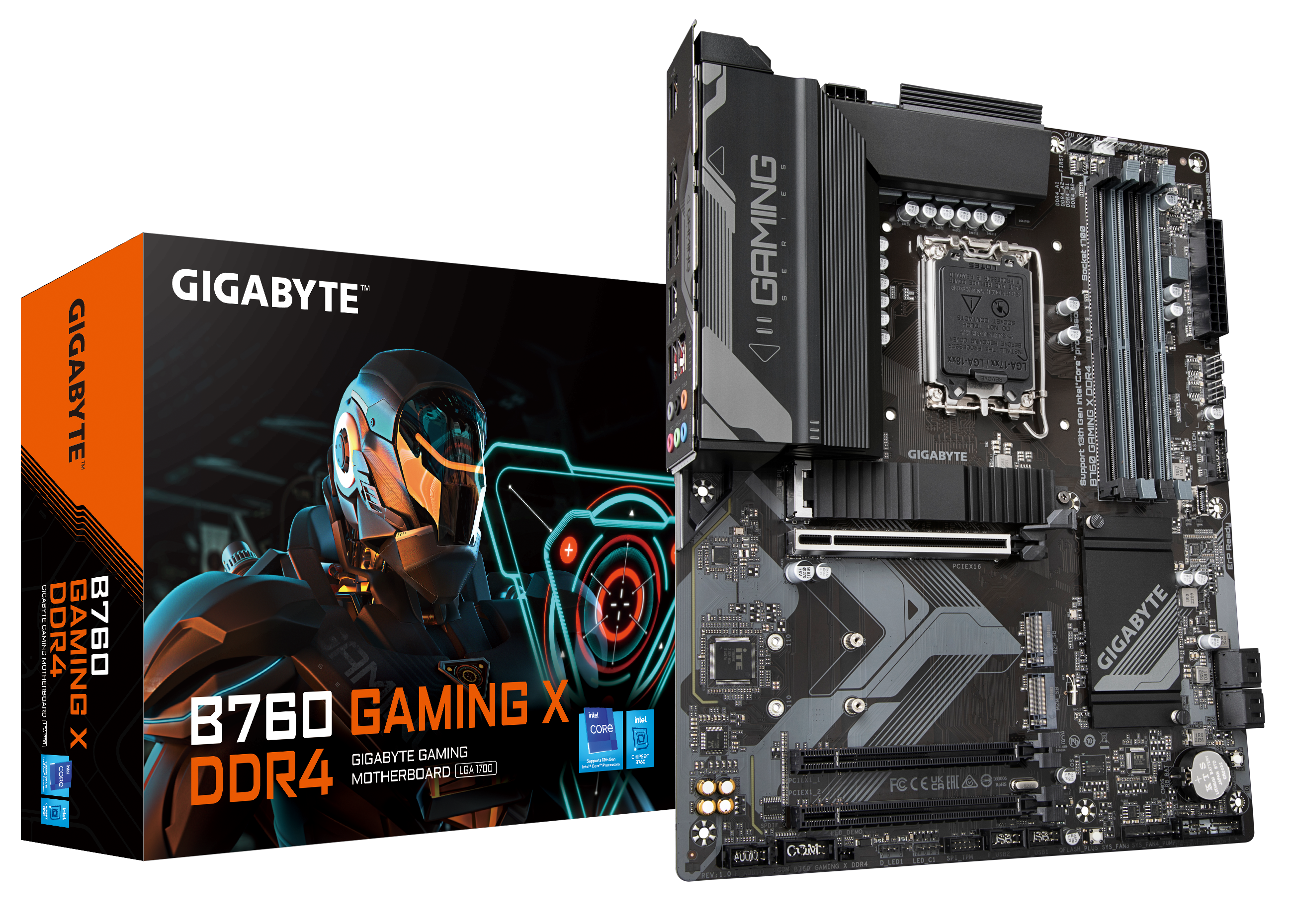 GIGABYTE B760 GAMING X DDR4 ATX Mainboard Sockel 1700 M.2/HDMI/DP