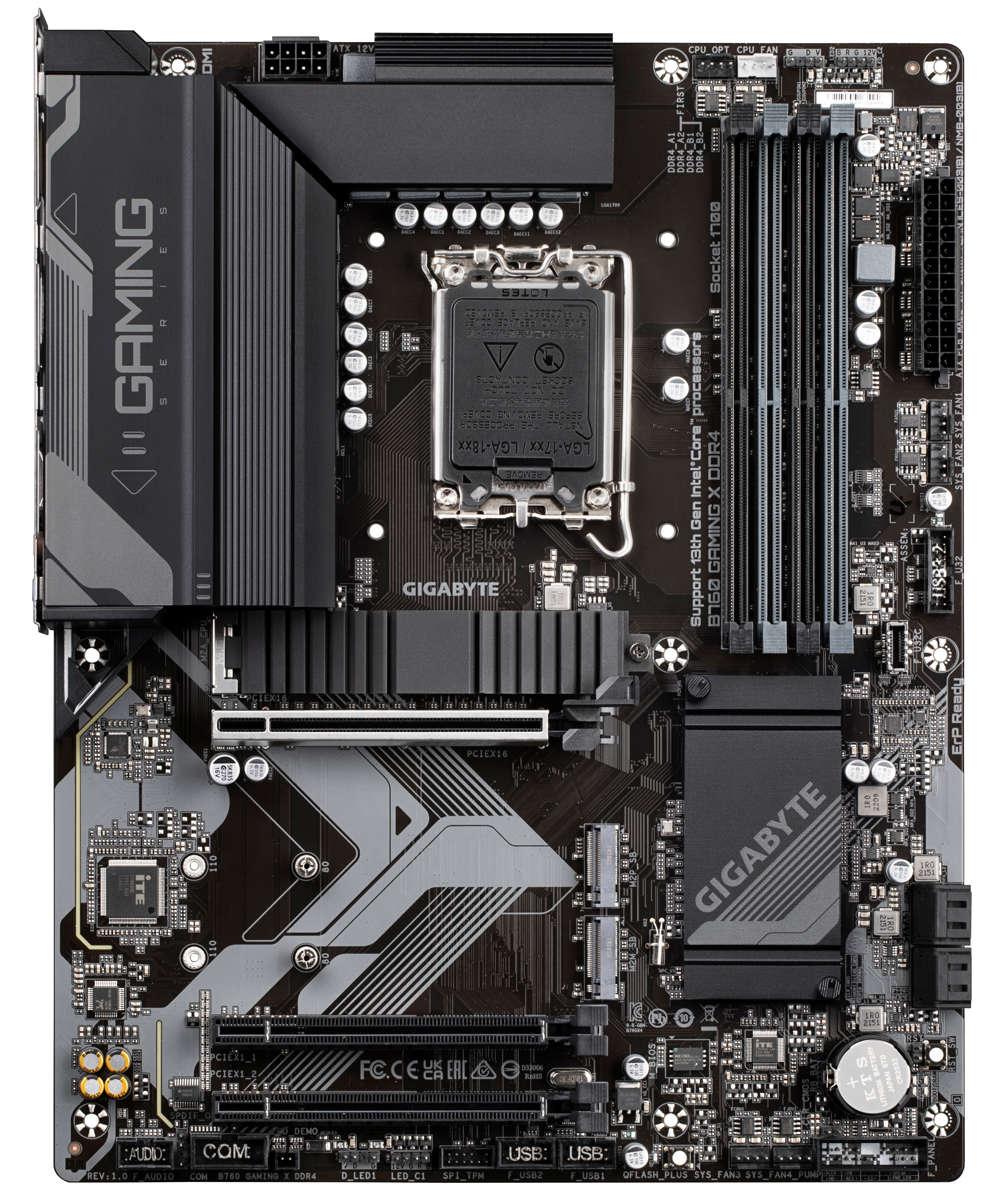 GIGABYTE B760 GAMING X DDR4 ATX Mainboard Sockel 1700 M.2/HDMI/DP